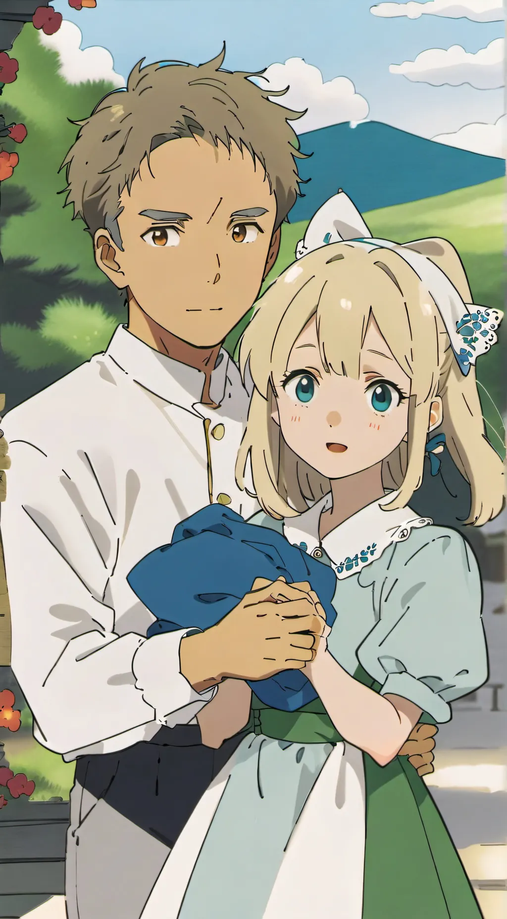 ai character: Claire x Blake background