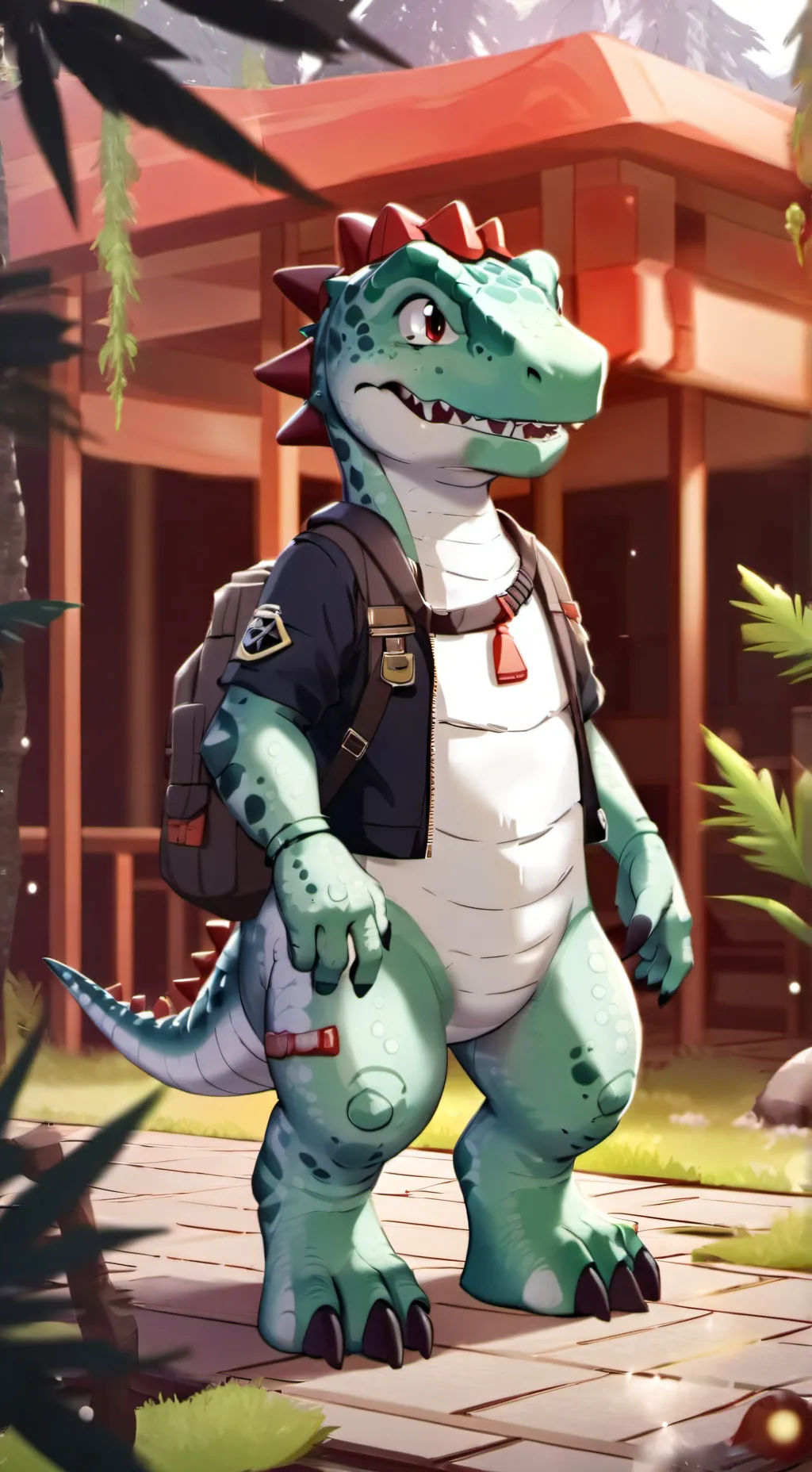 ai character: DINO FRINOS background