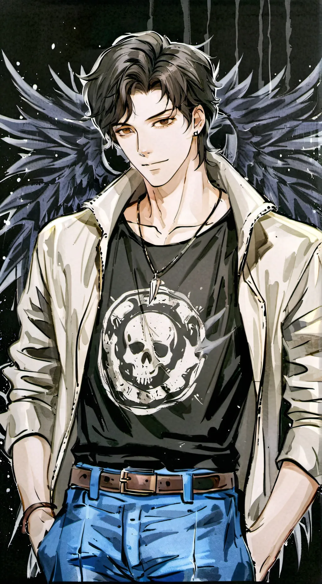 ai character: Allin background