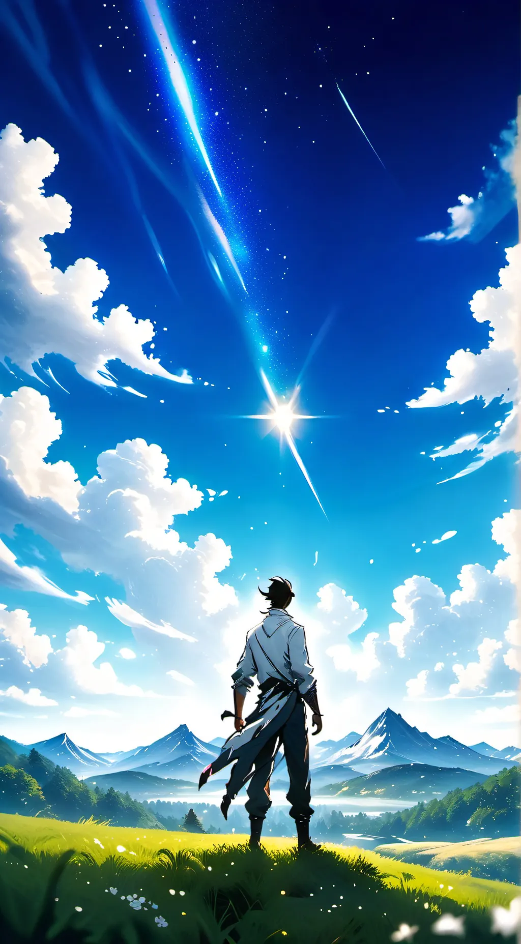 ai character: 4sprouts & 1cosmo background