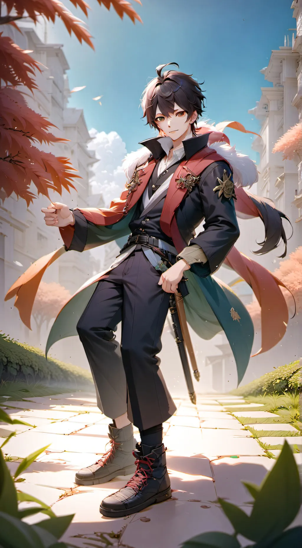 ai character: Feng  background