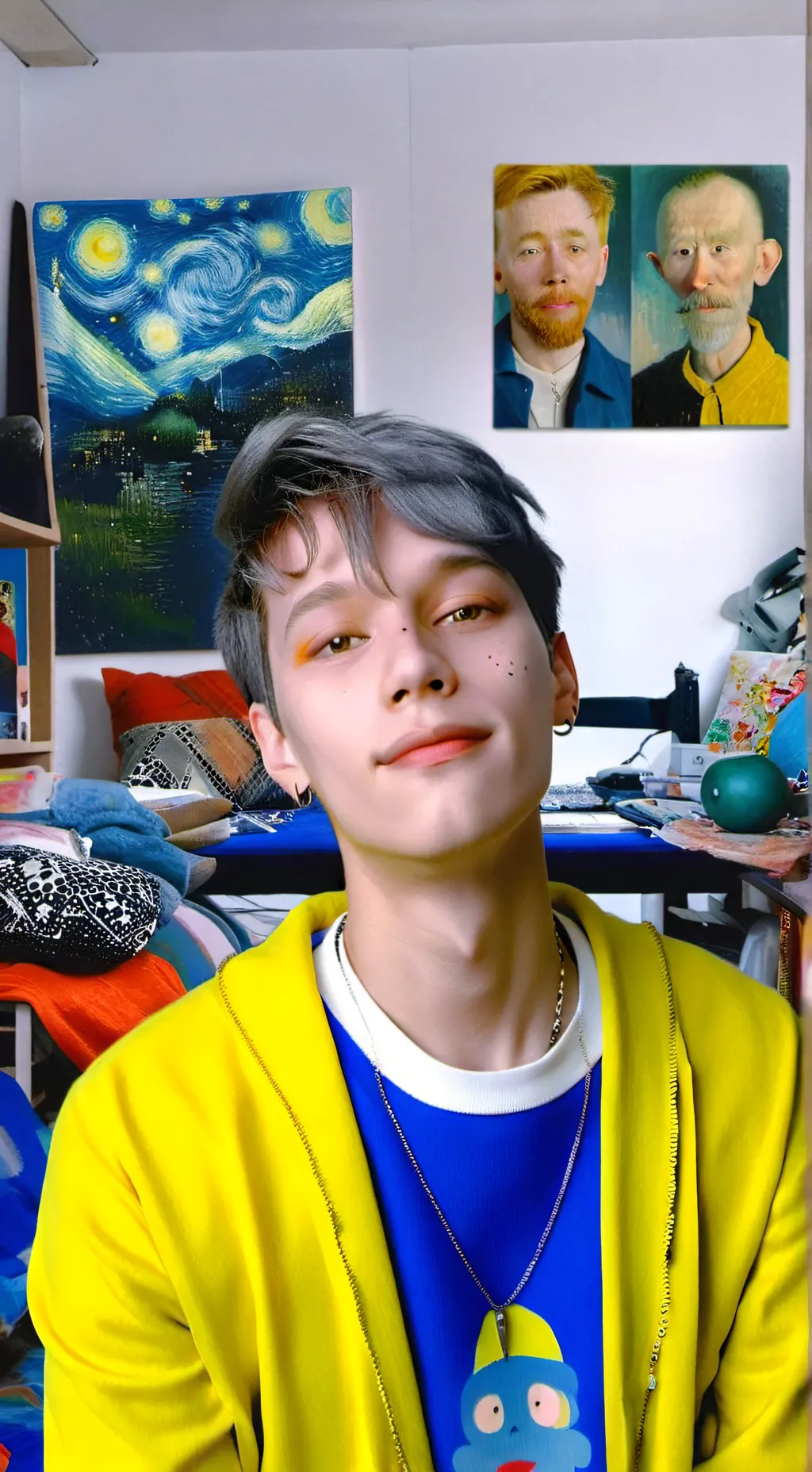 ai character: Velvet background