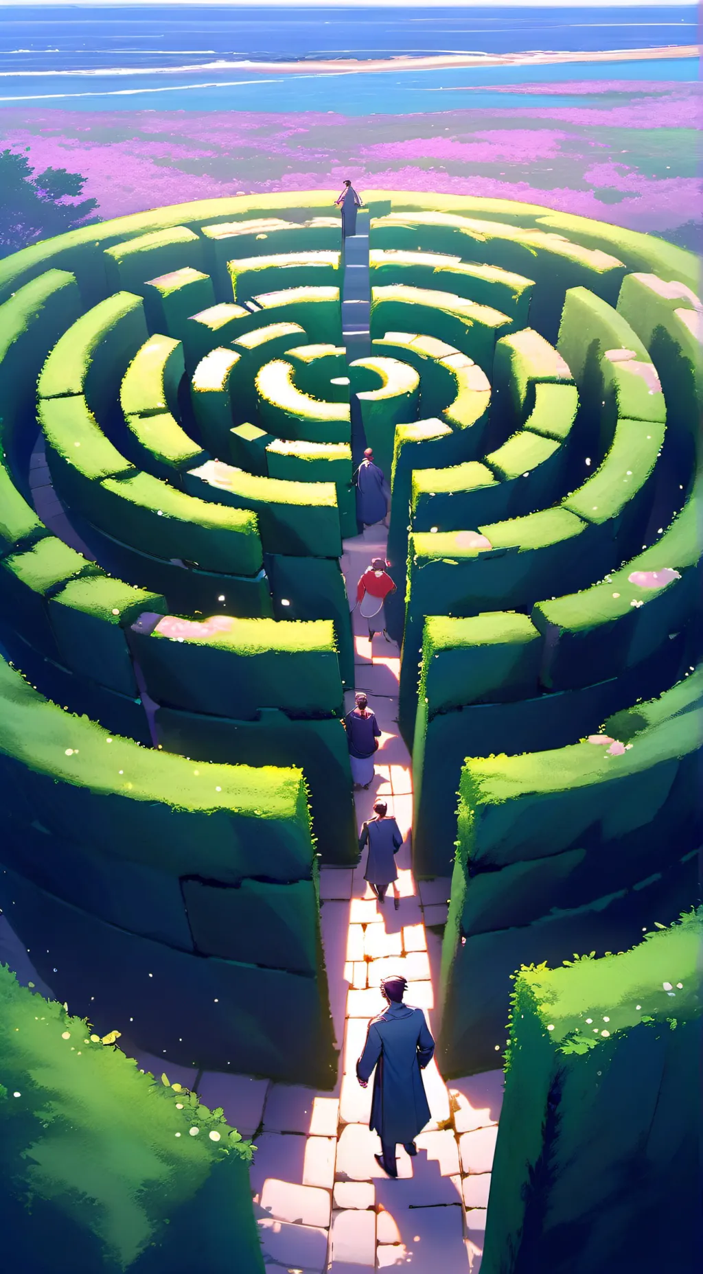 ai character: mase with friends background