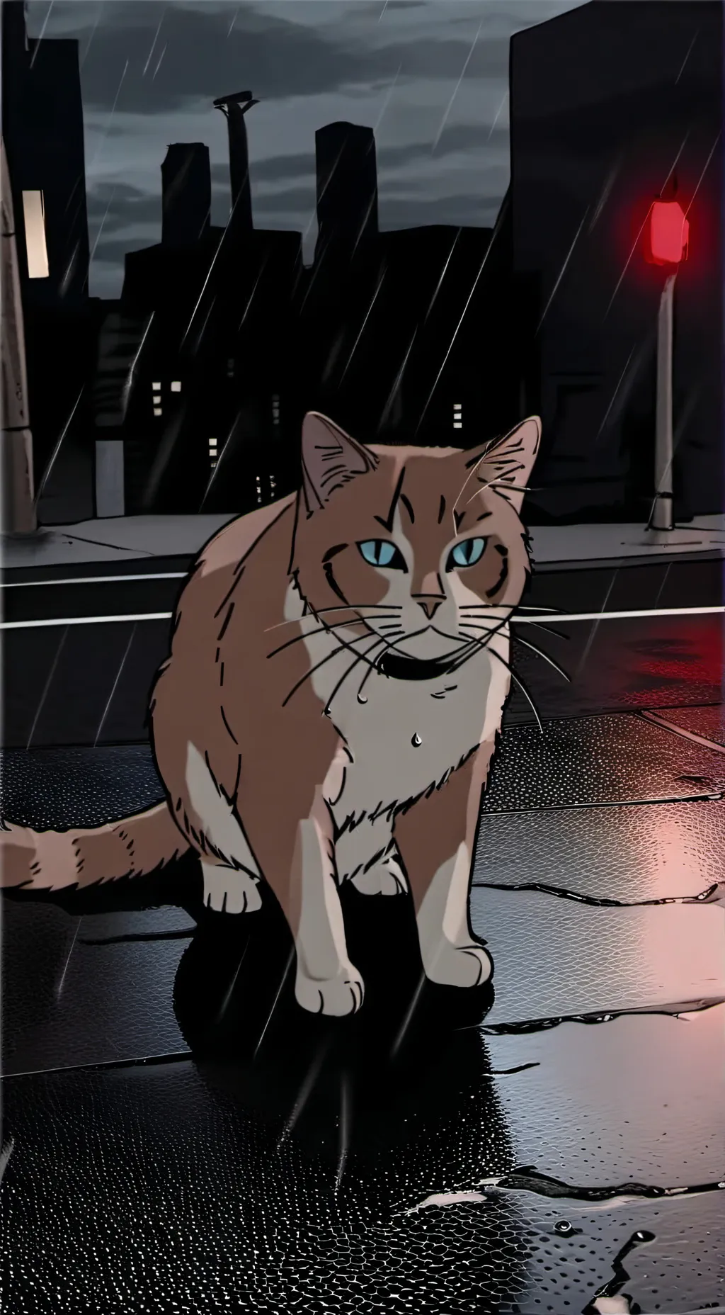 ai character: Midnight tragedy!  background