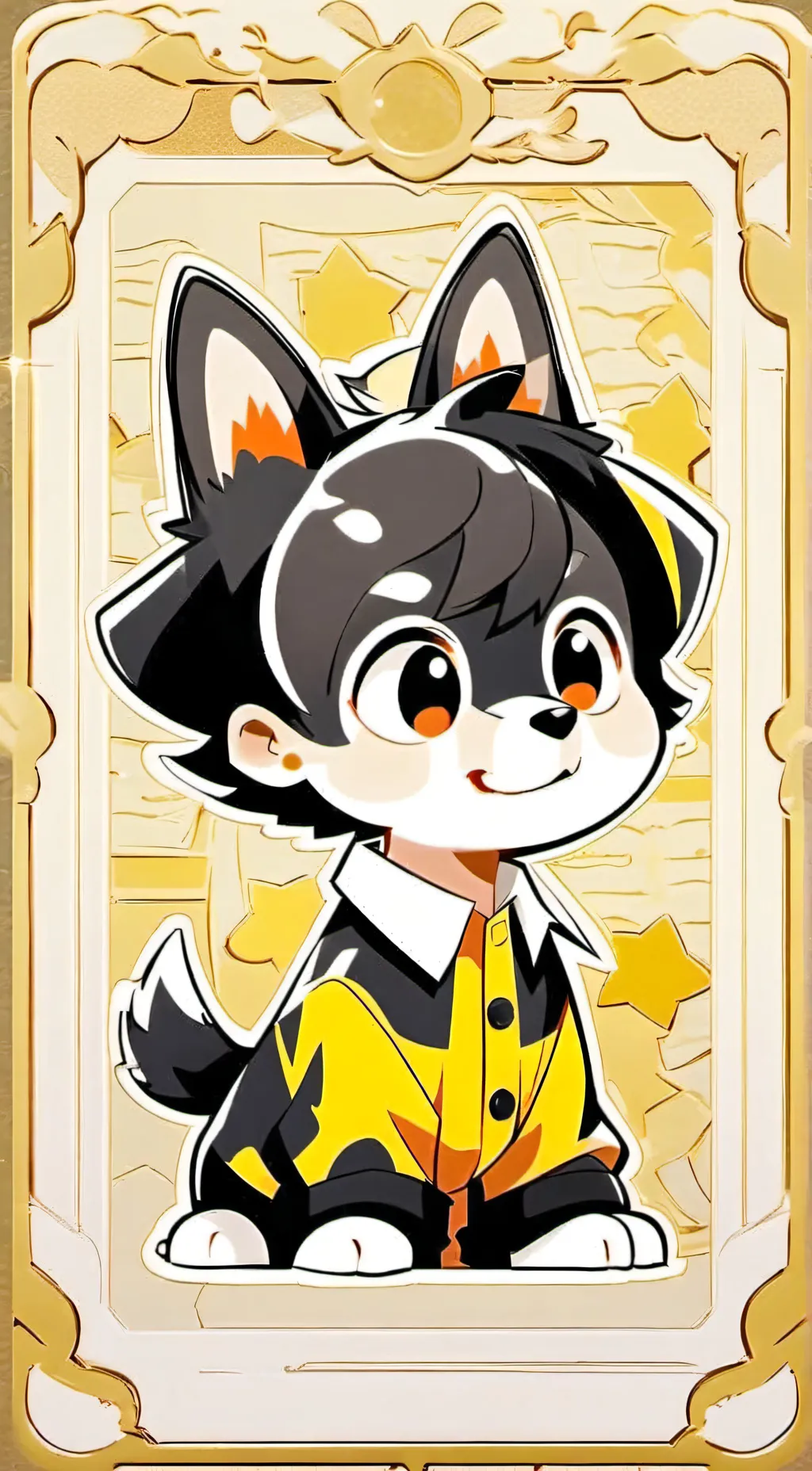 ai character: bone background