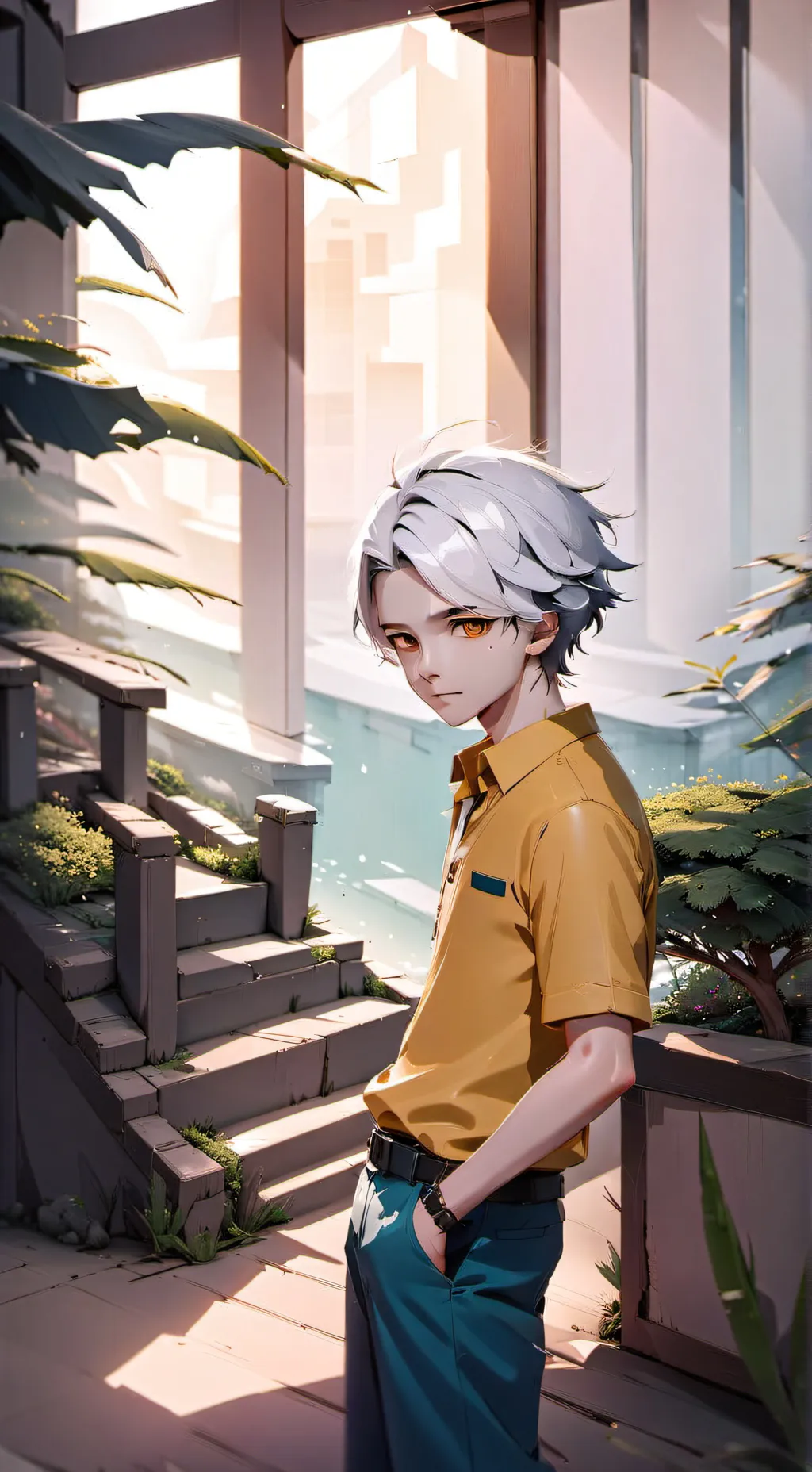 ai character: travis😍 background