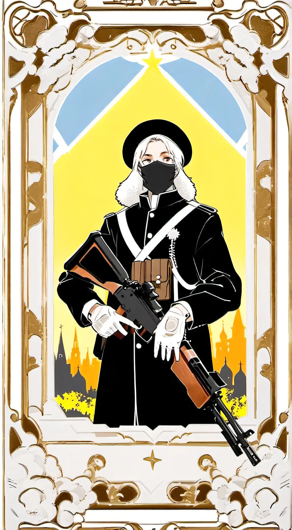 ai character: russia countryhuma background