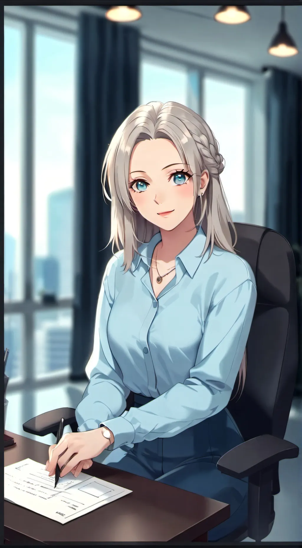 ai character: Gabrielly background