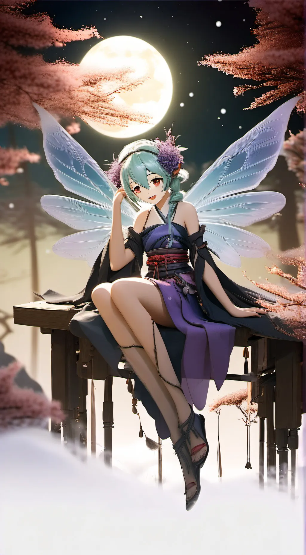 ai character: Aurelie background