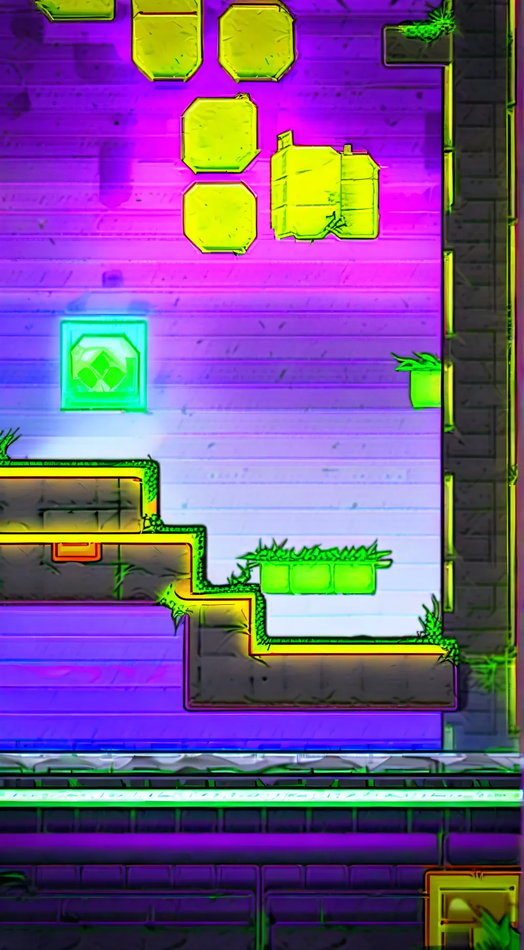 ai character: Geometry Dash background