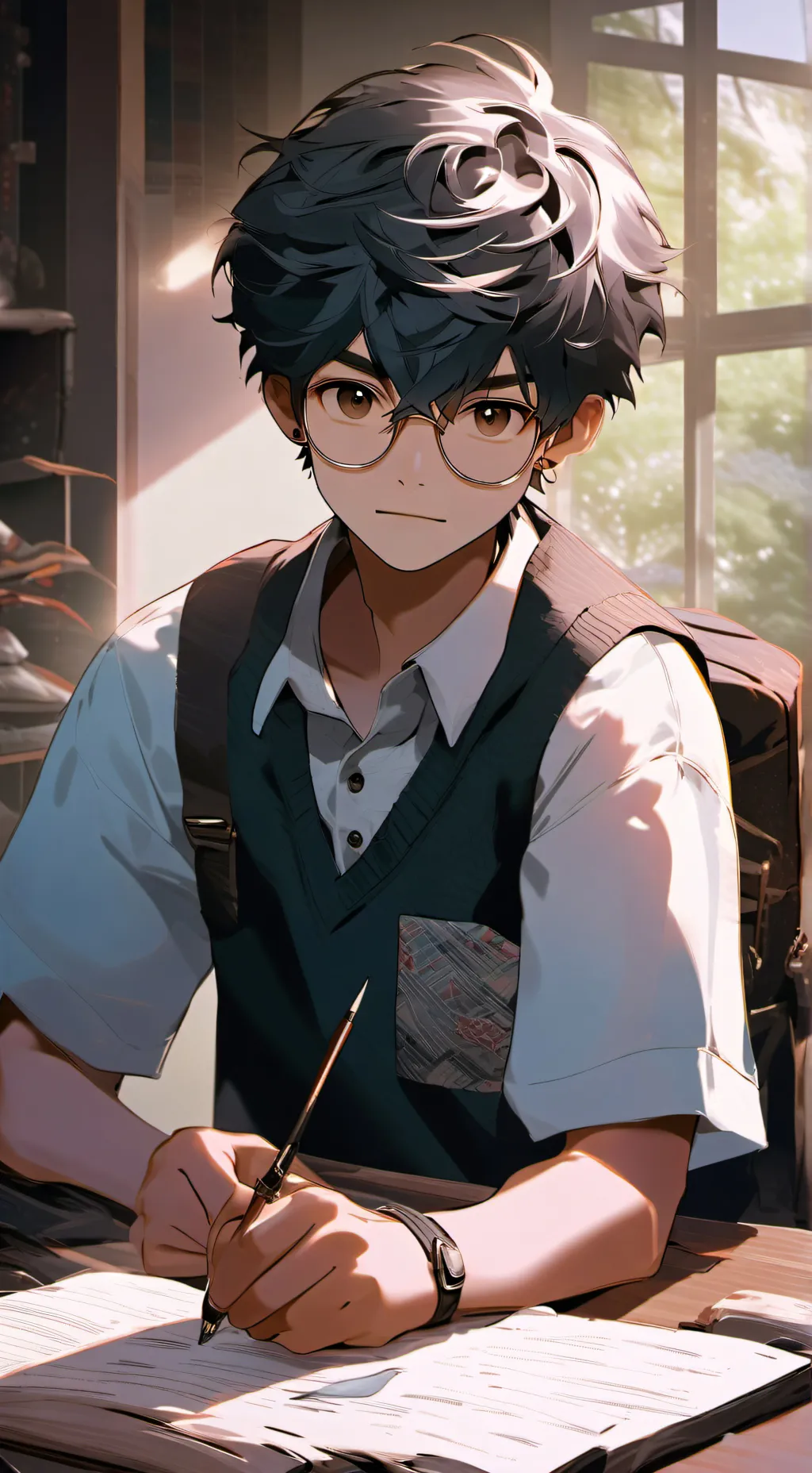 ai character: Cash background