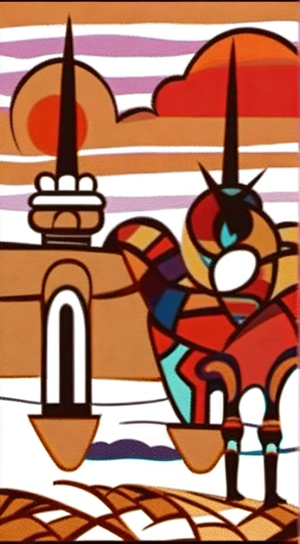 ai character: Sundrop background