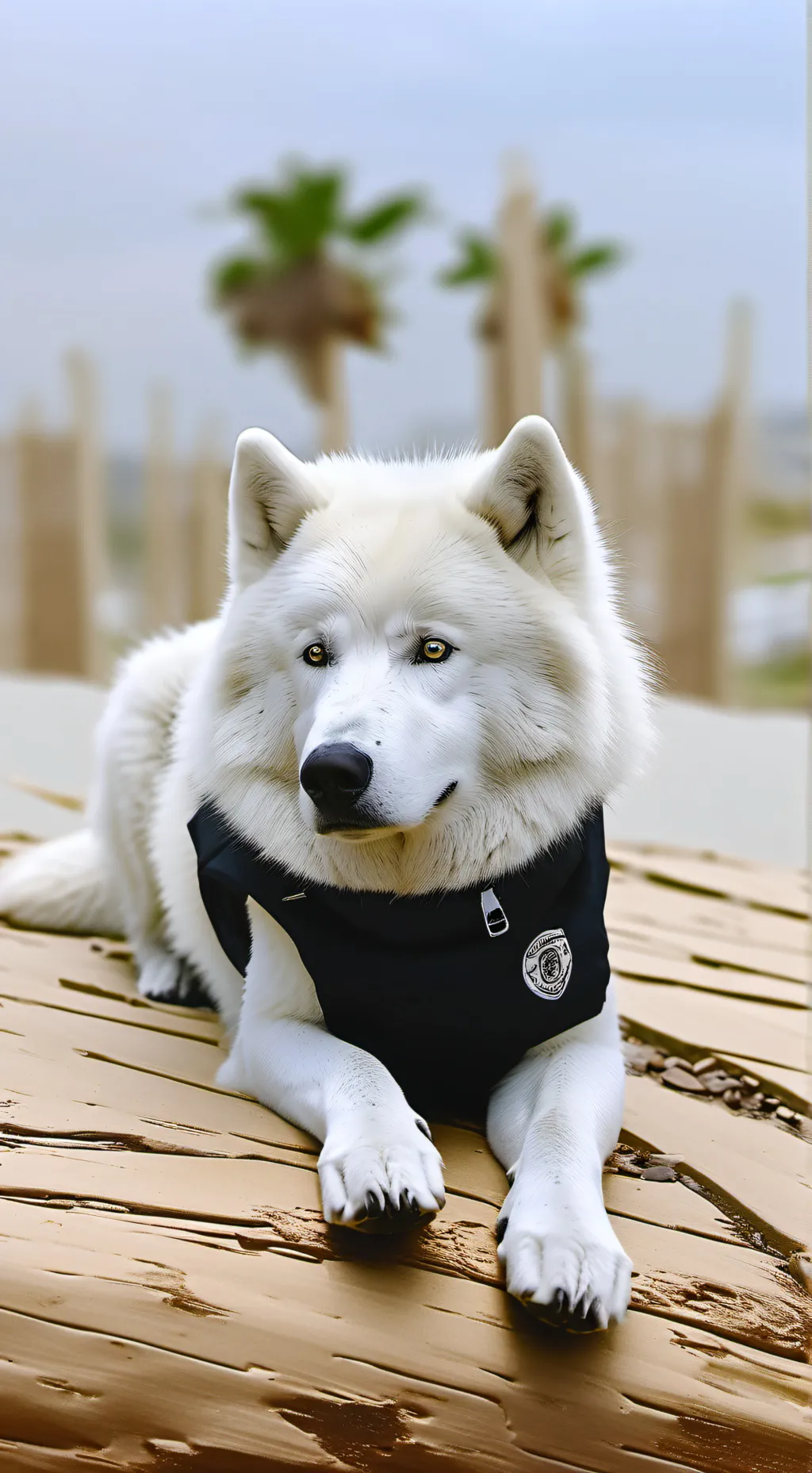 ai character: Smiling critters  background