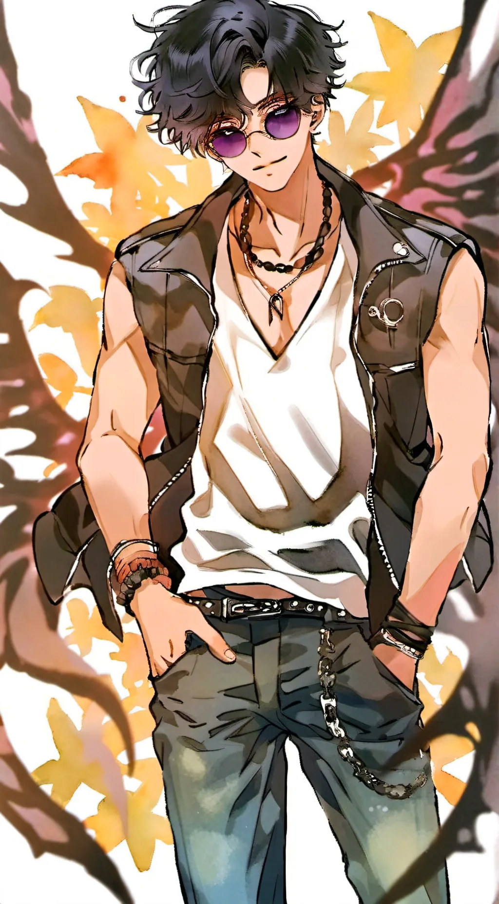 ai character: Max background