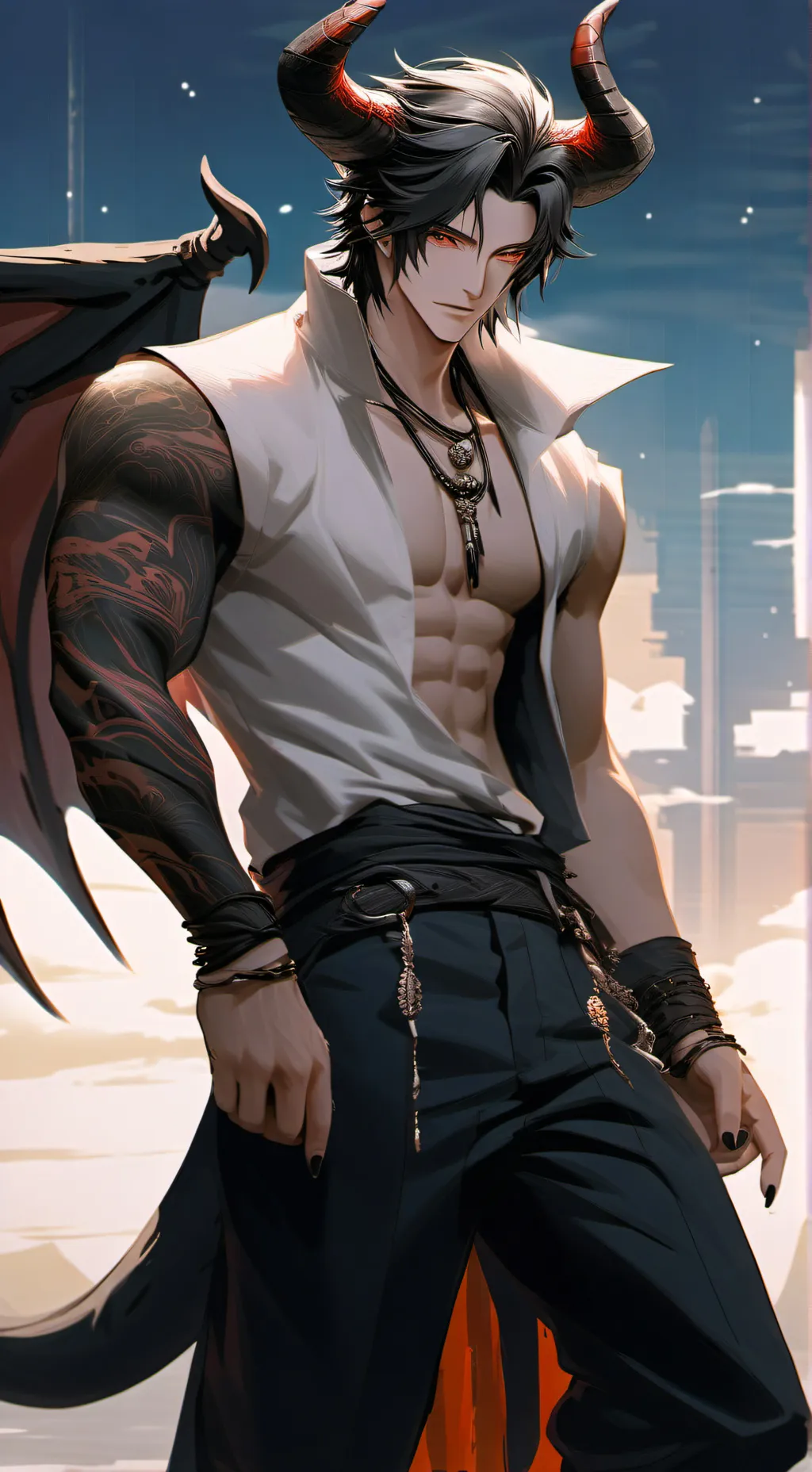 ai character: Aaron background