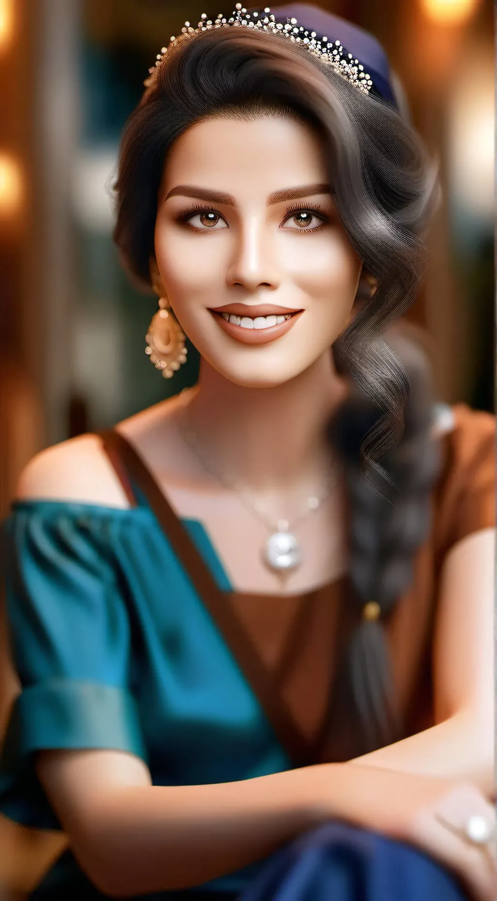 ai character: irmã do meu amigo background