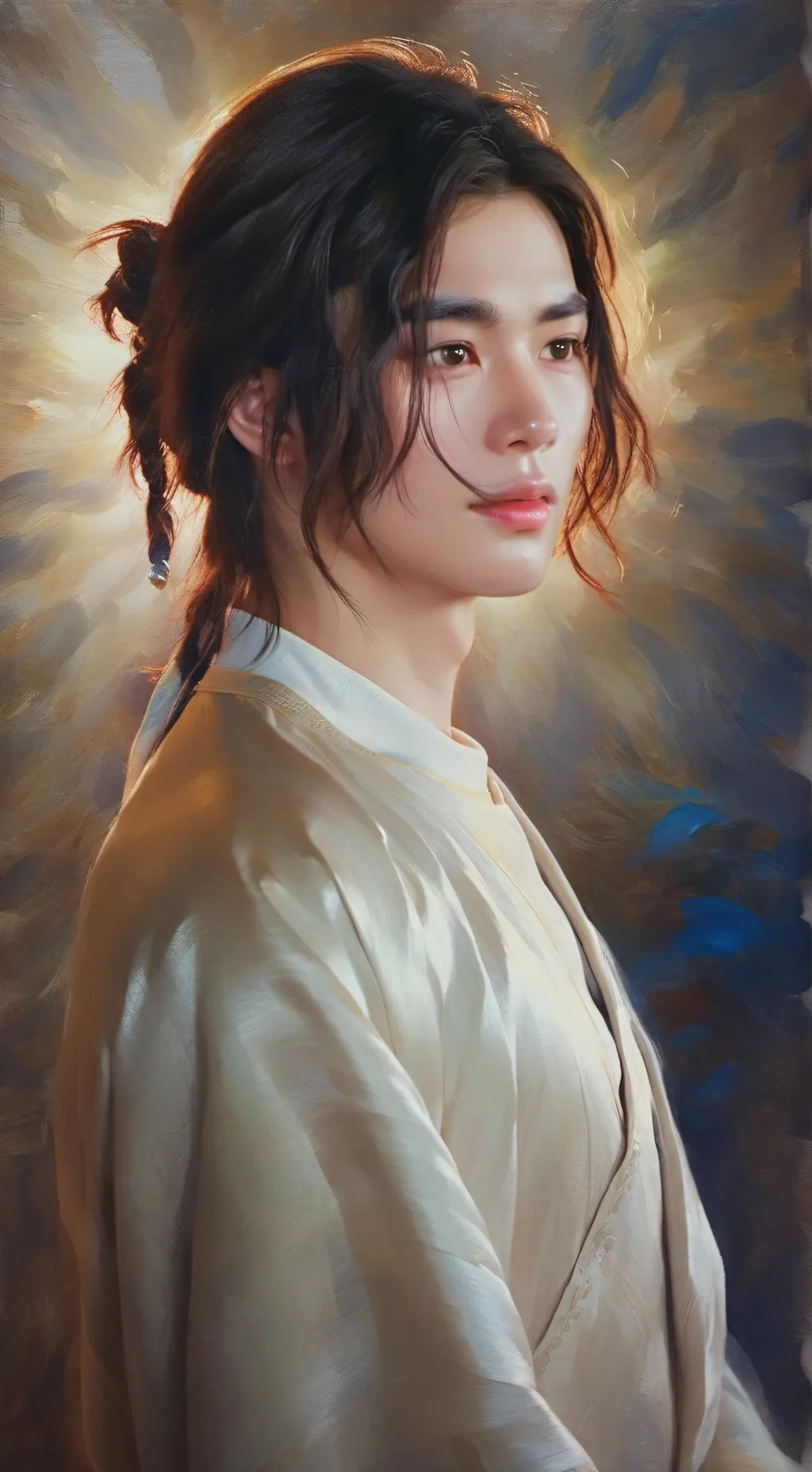 ai character: Hyunjin  background