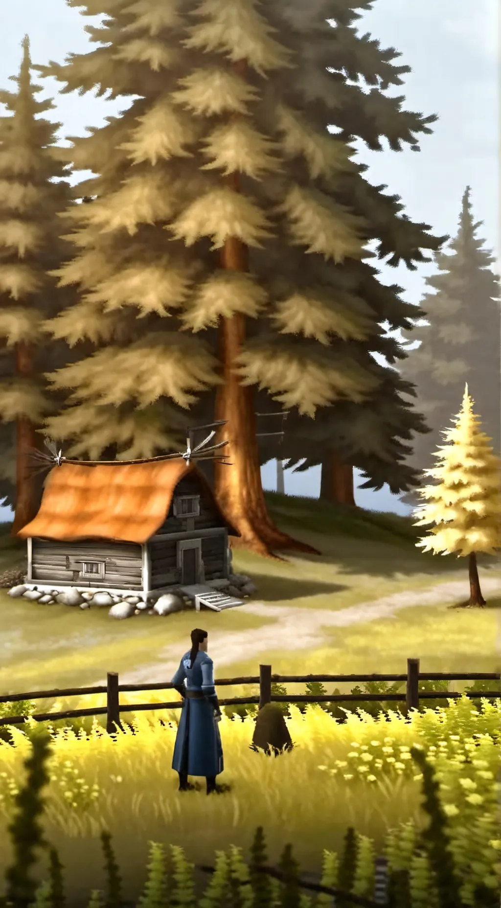 ai character: Летний лагерь background