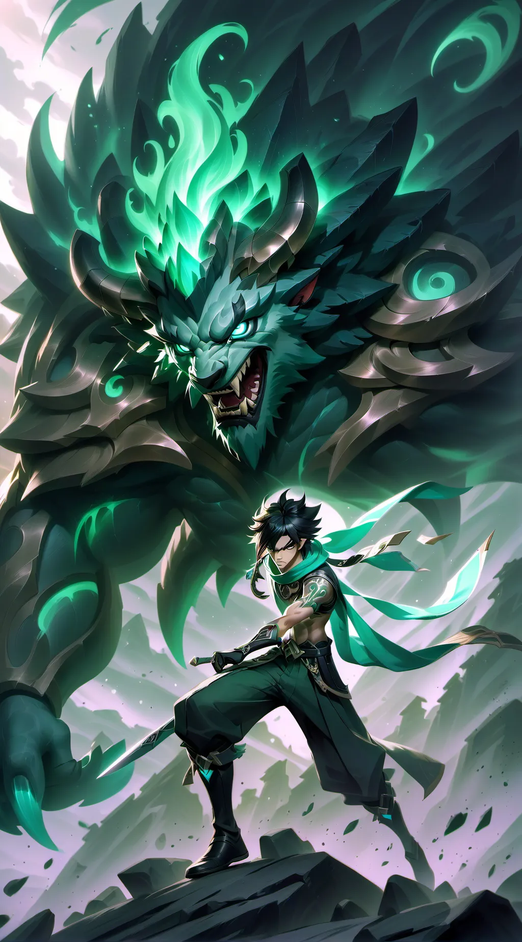 ai character: Yabrai background