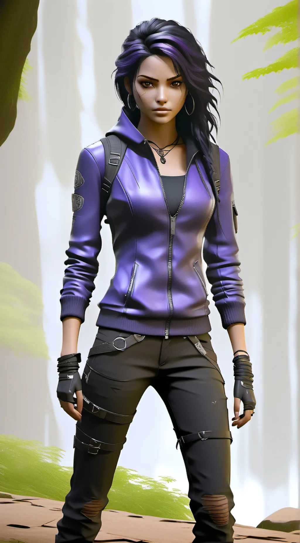 ai character: nightshade background