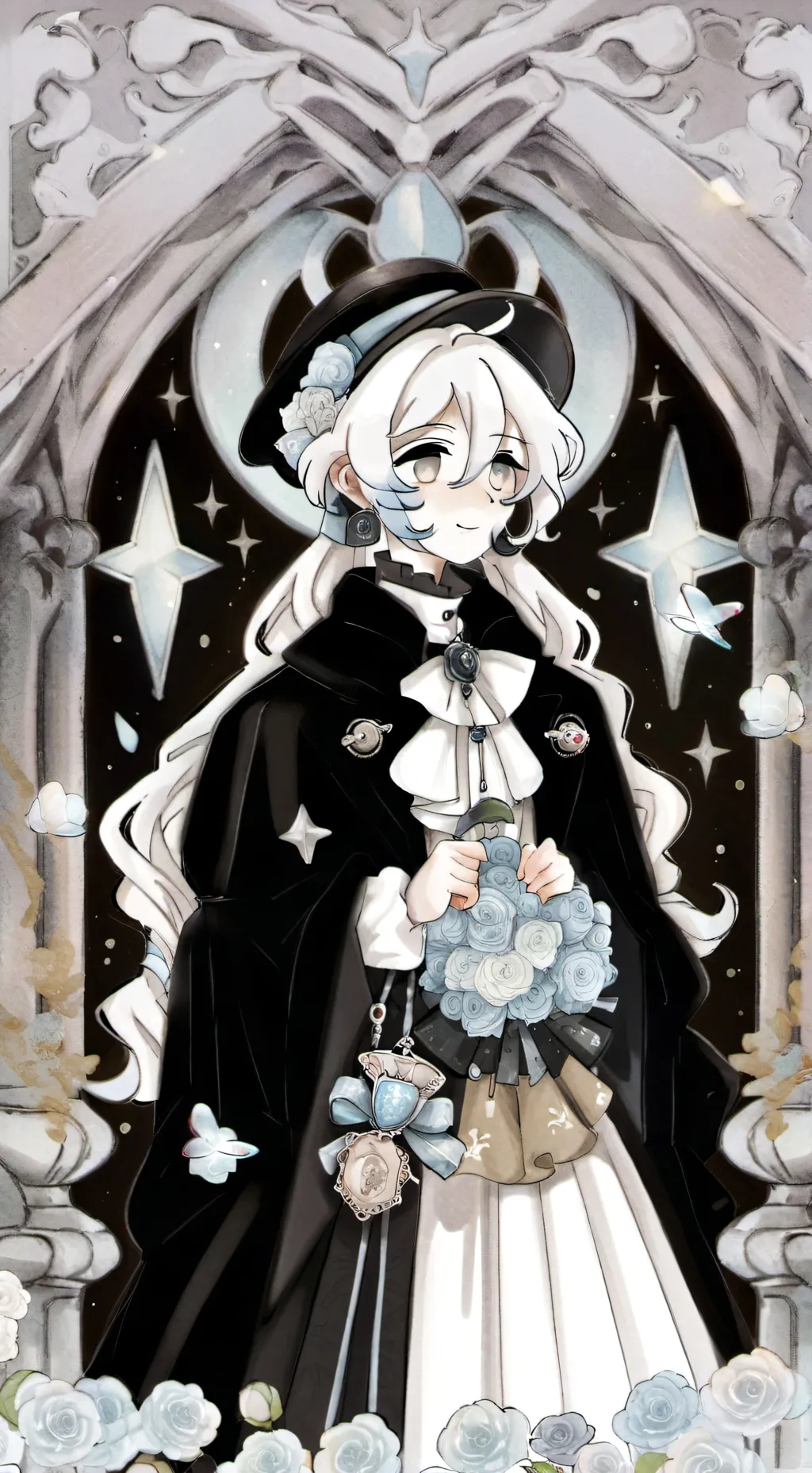 ai character: etescha elinie background