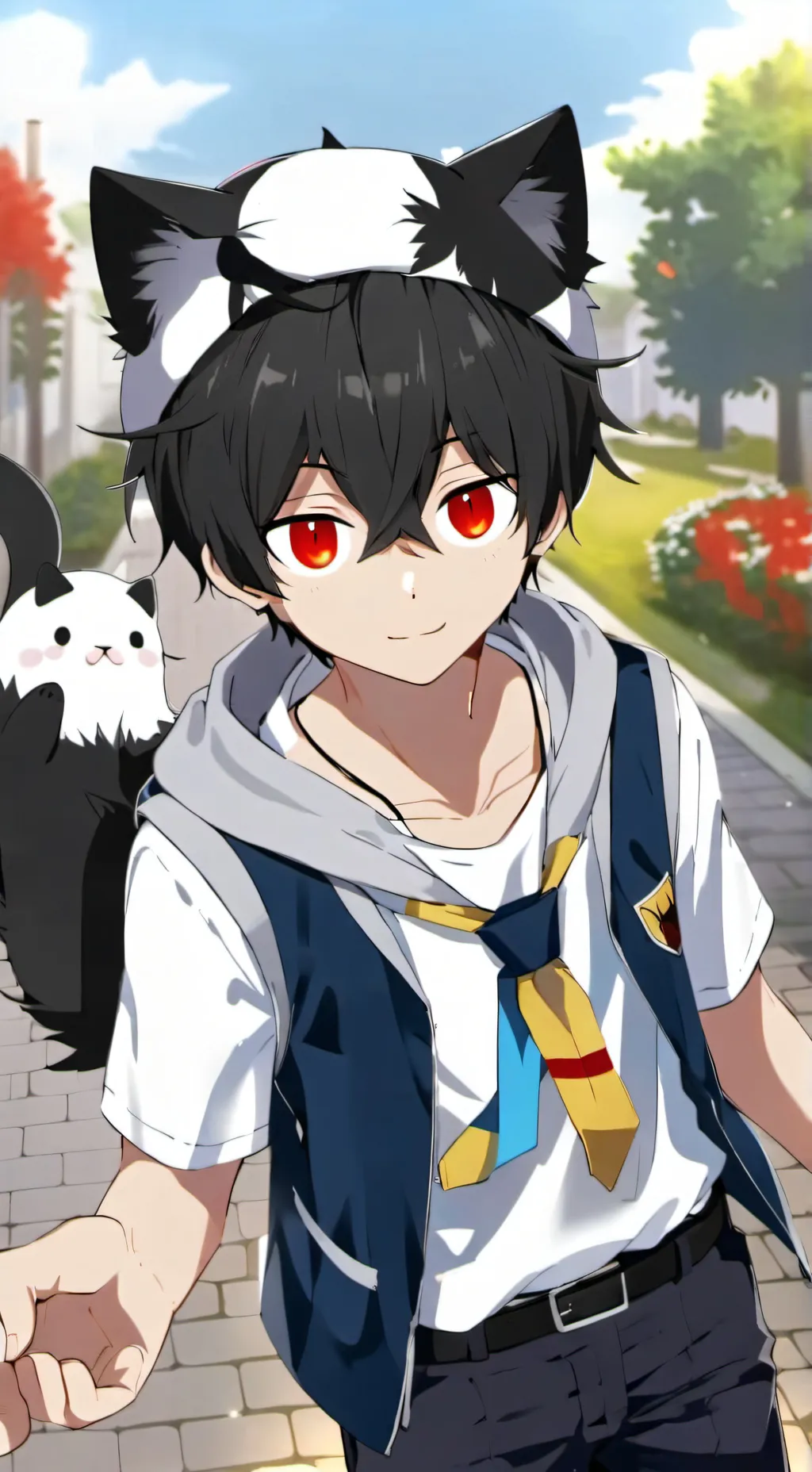 ai character: qwerty background