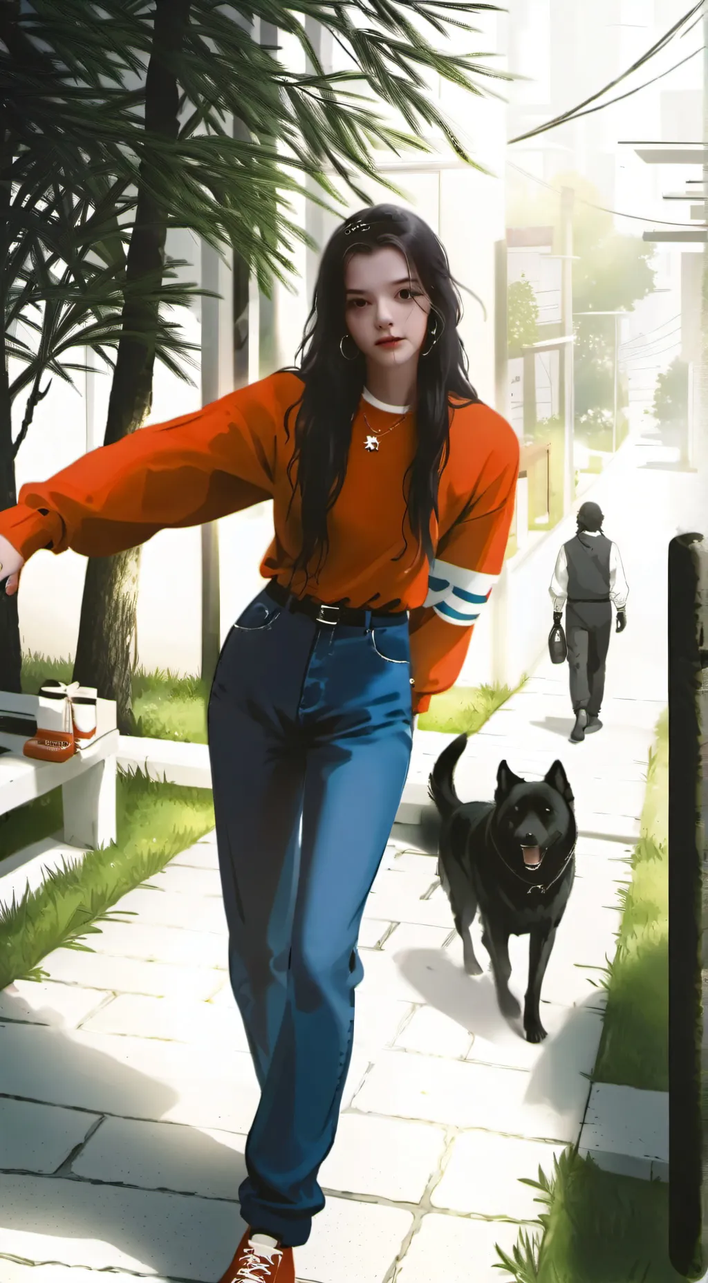 ai character: Tu hermana camila background