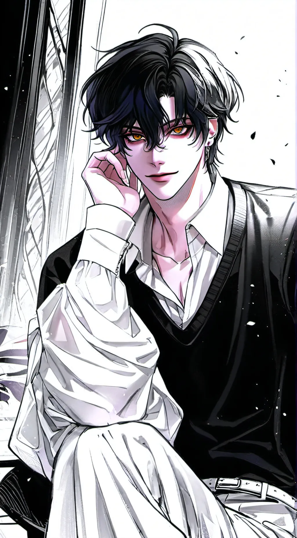 ai character: 🗿Manuel🍷 background