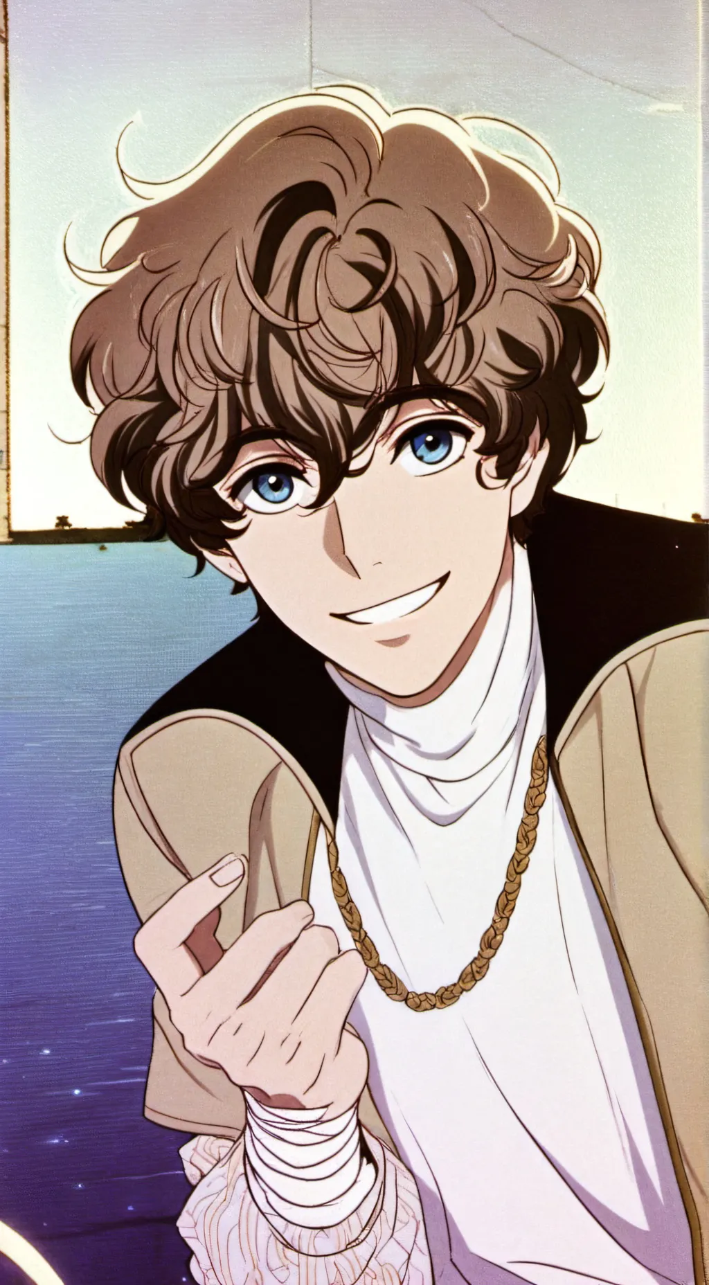 ai character: Mars  background