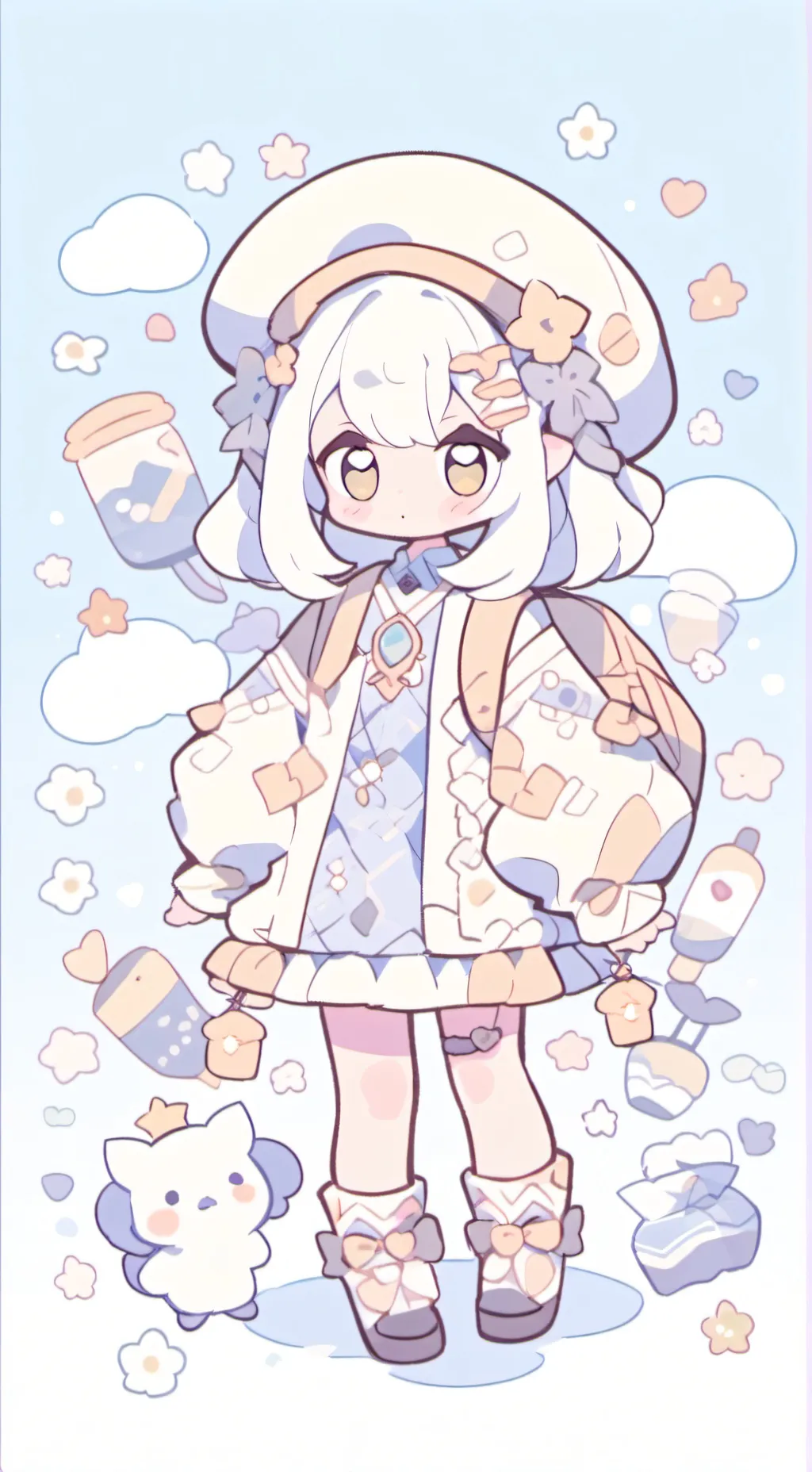 ai character: petite pick-me mdr background