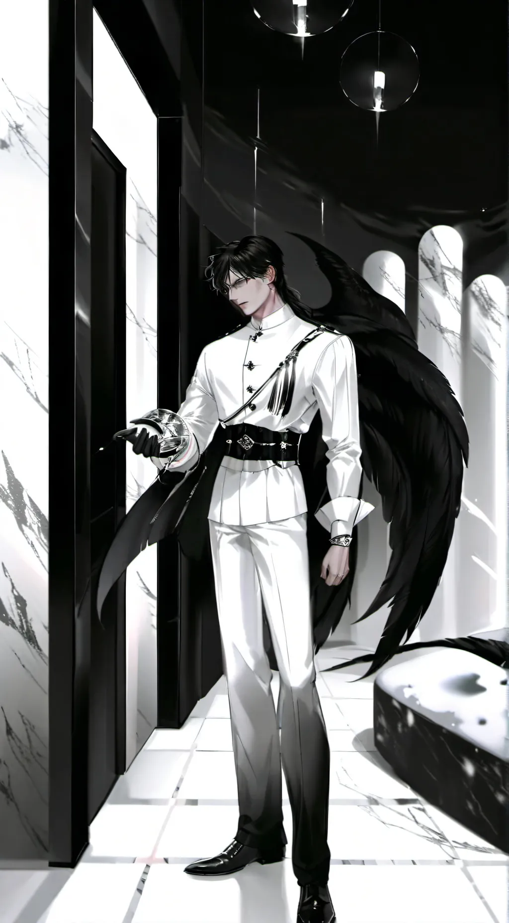 ai character: damian background