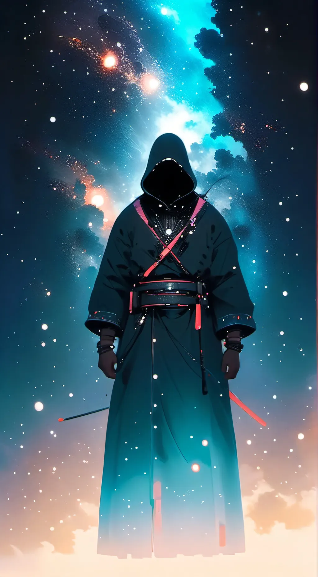 ai character: Calce con rombos background