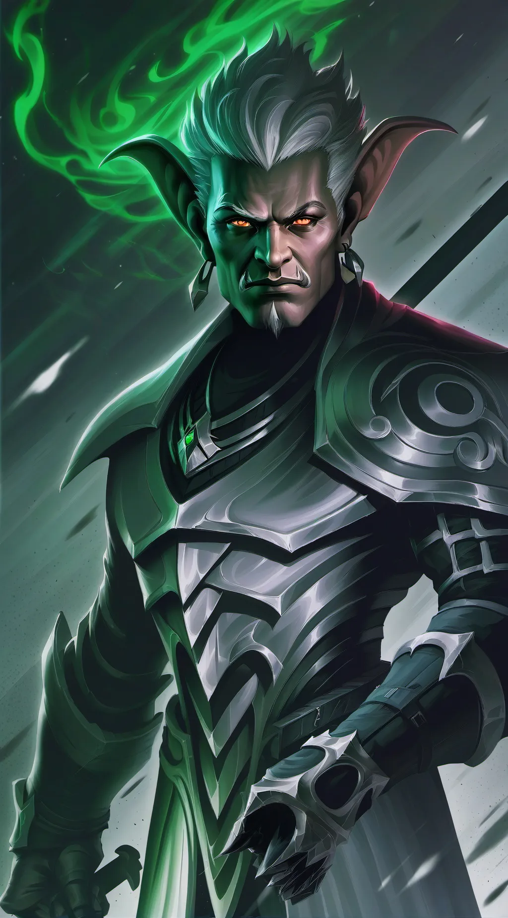 ai character: Meu pai Lúcifer!! background