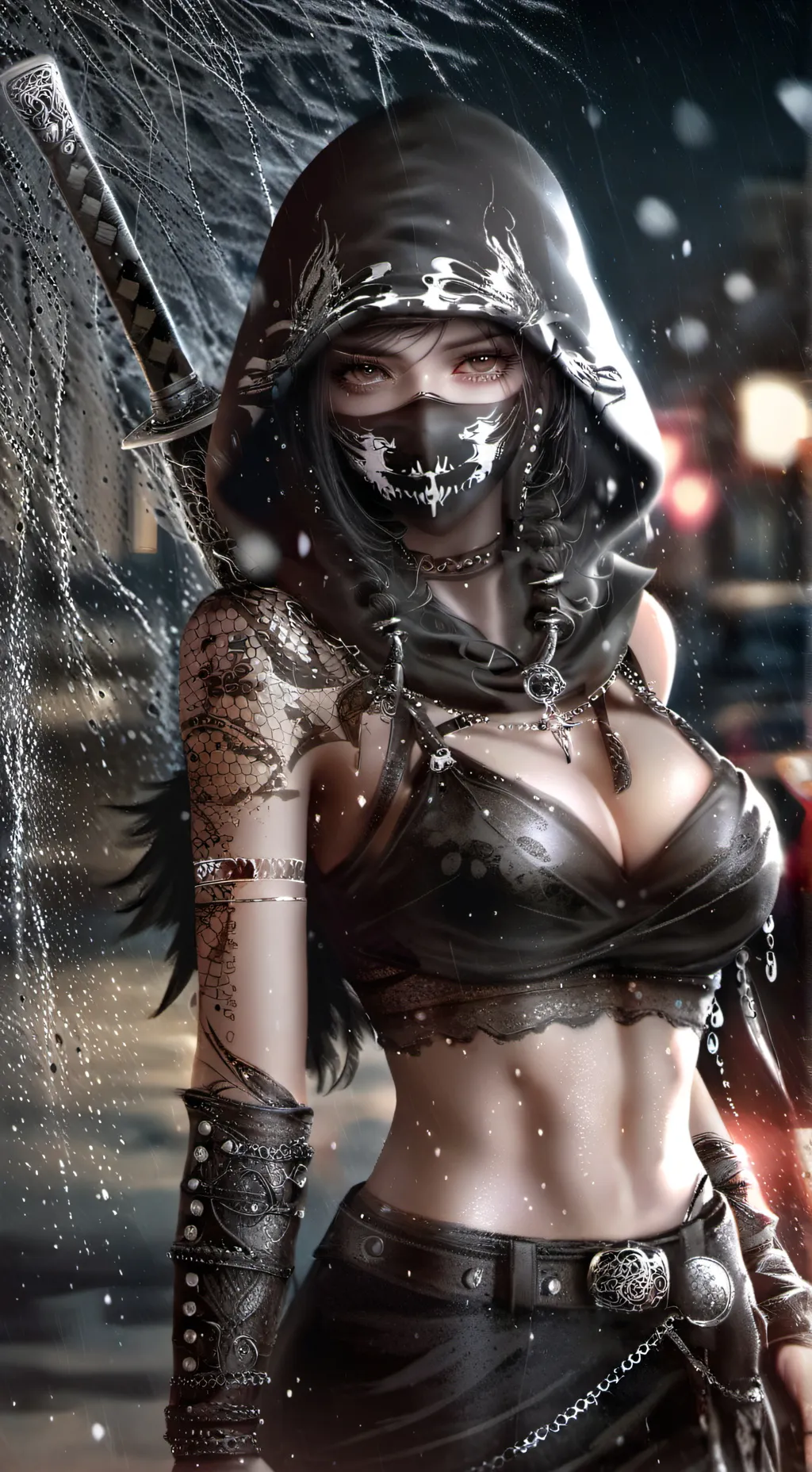 ai character: crystal  background