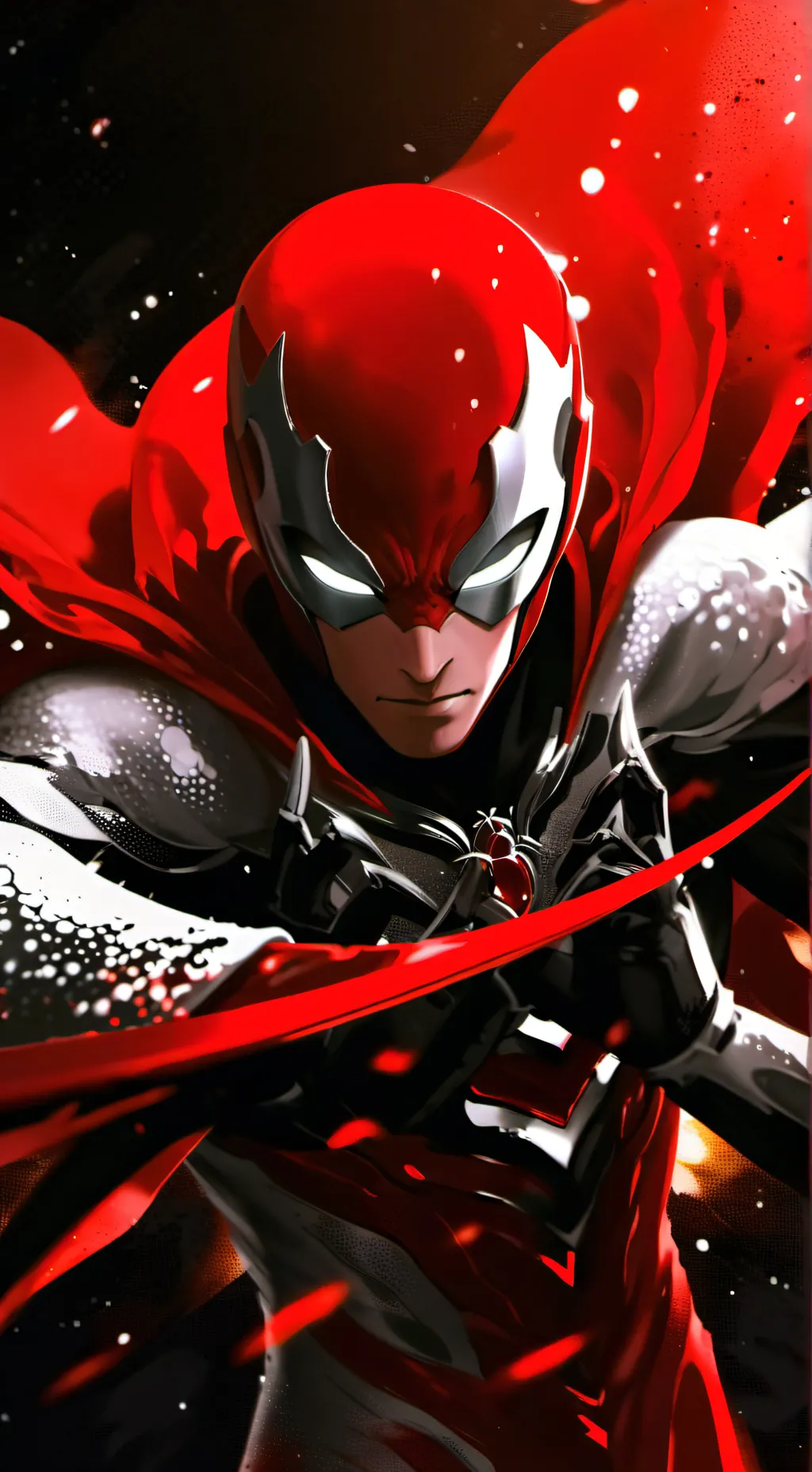 ai character: Sombra Vermelha background