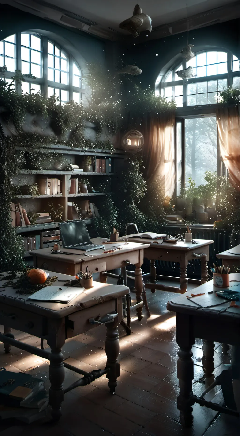 ai character: MHA girls locker✌🏻 background