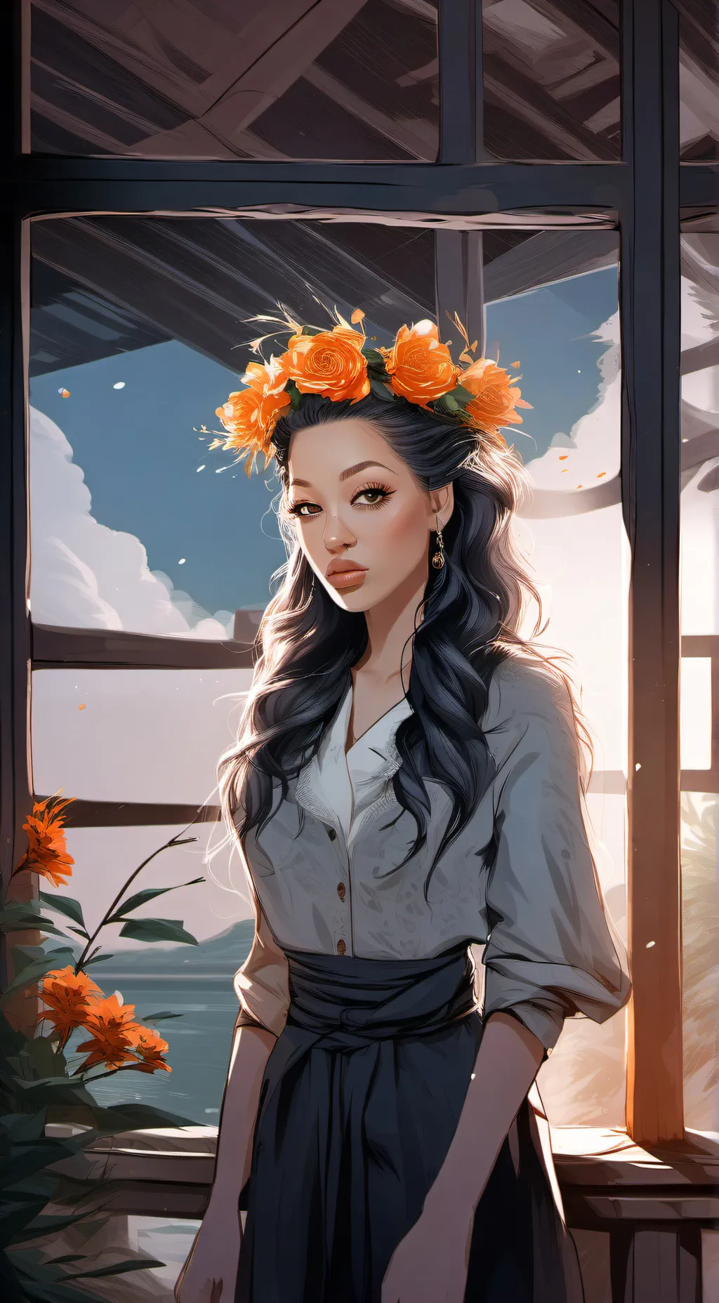 ai character: mia background