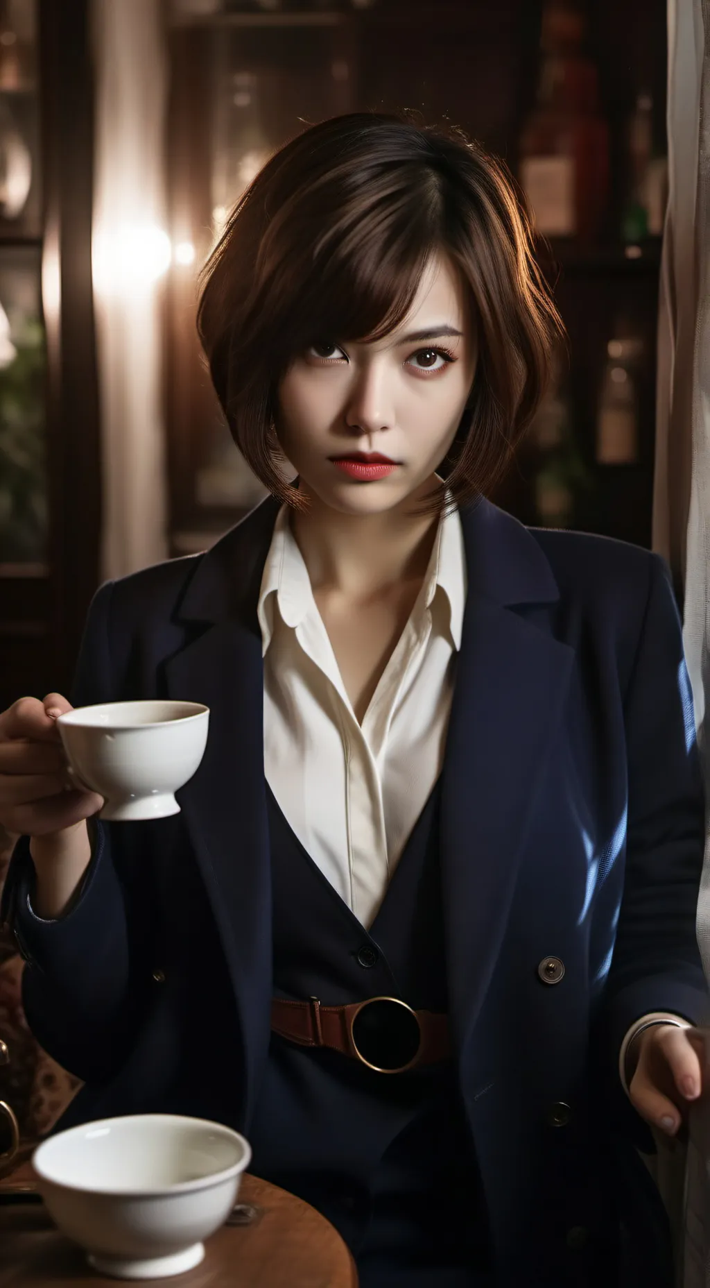 ai character: Detective Zenobia background