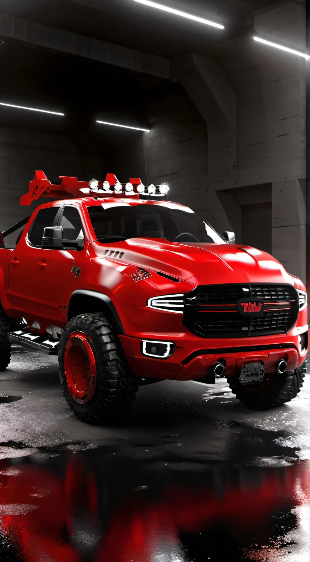 ai character: tow truck guy background