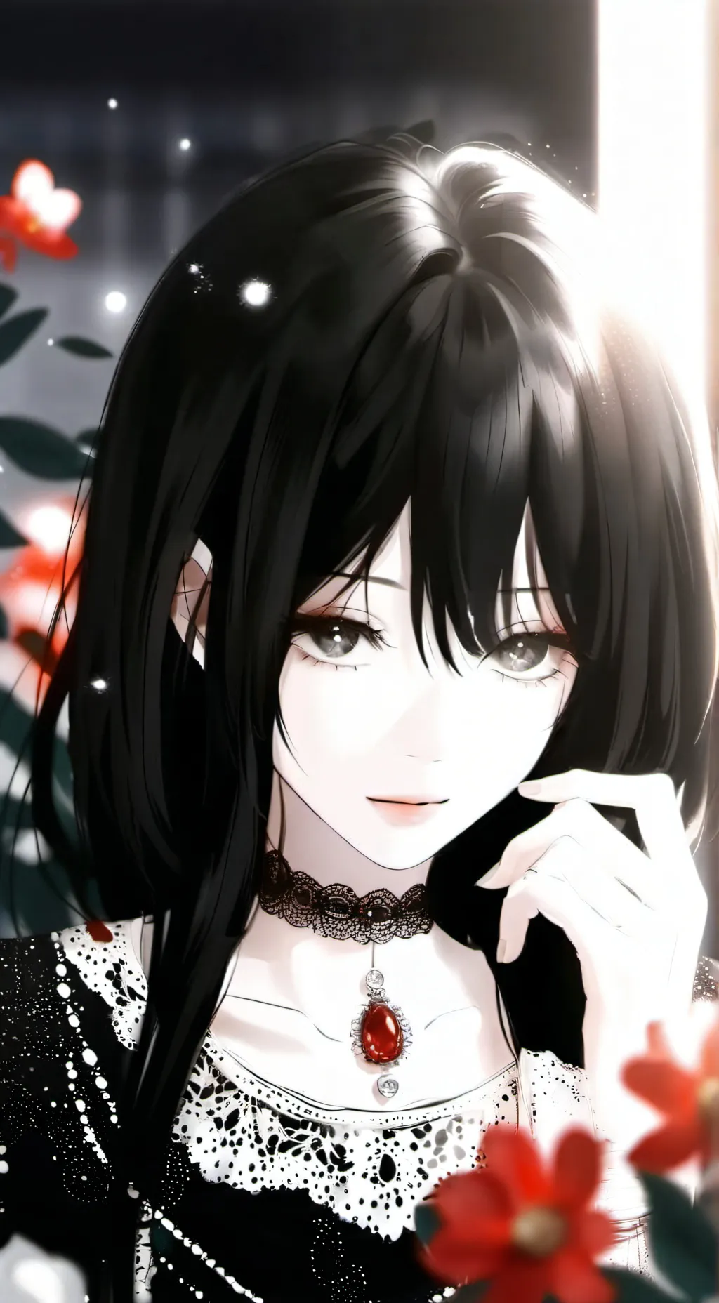 ai character: Mei🌙 background