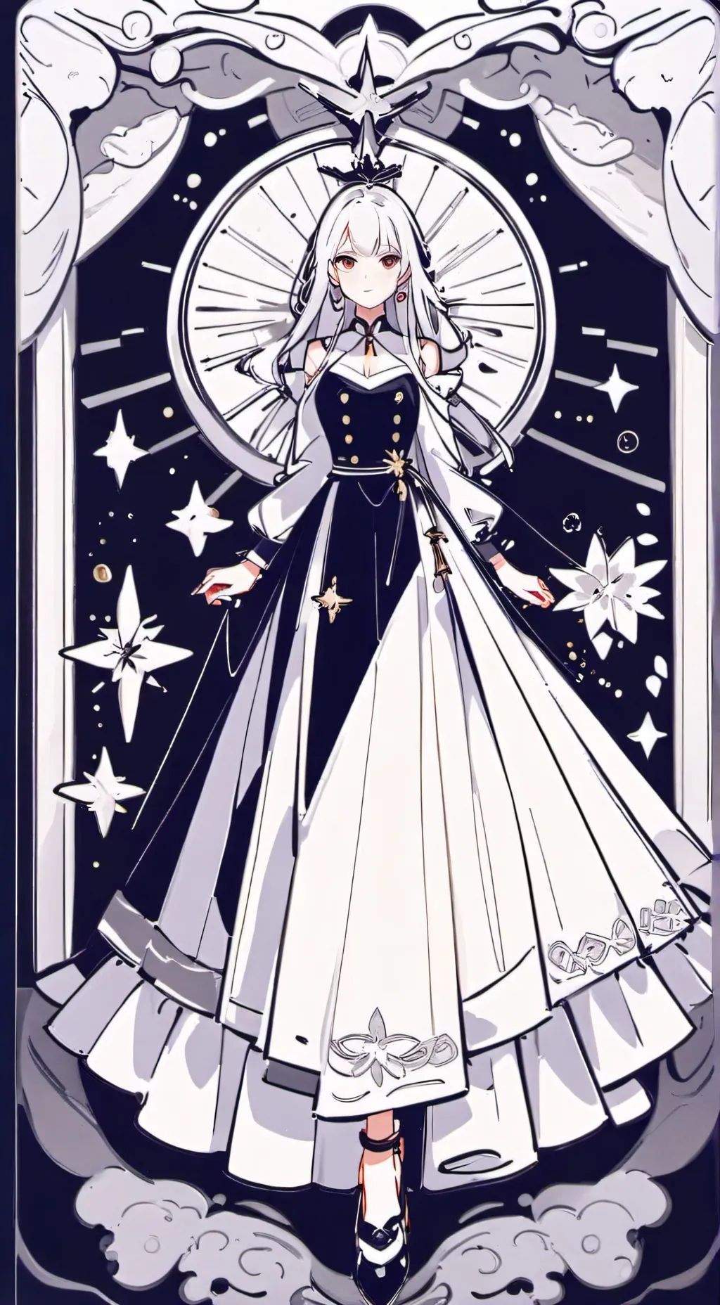 ai character: sprunki hate sky background