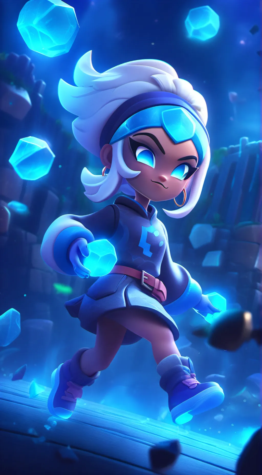 ai character: DW sleepover background