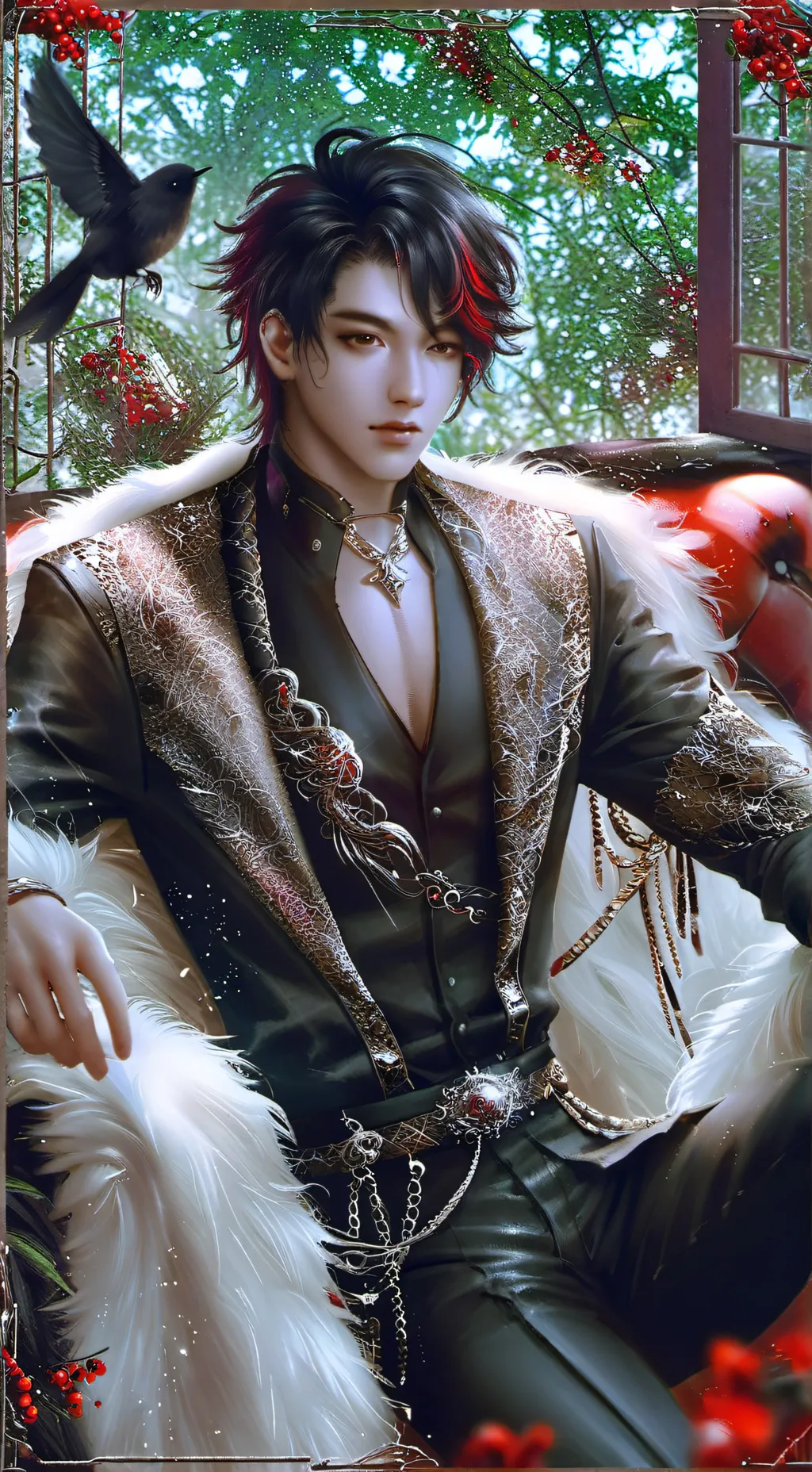 ai character: Agent Blackbird background