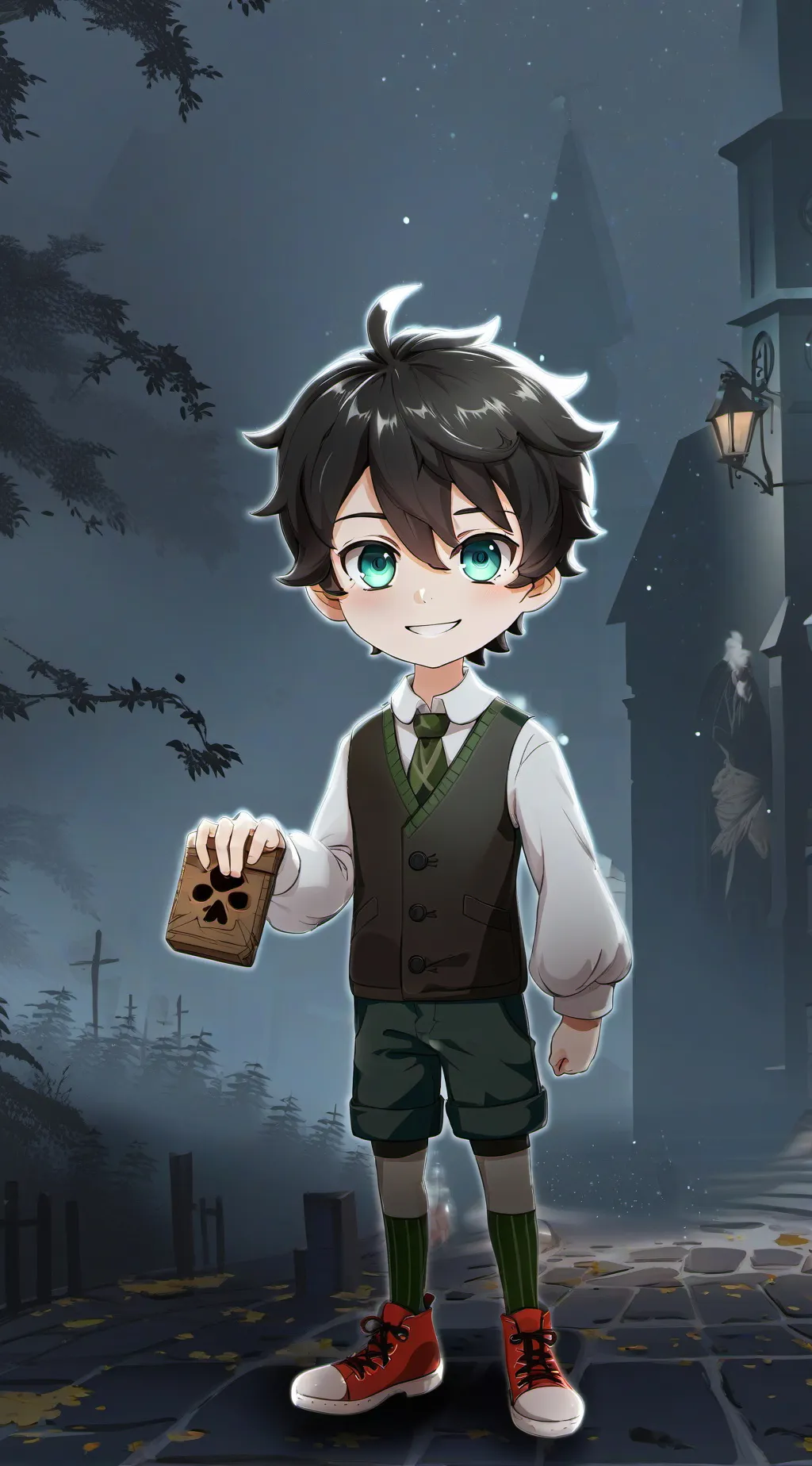 ai character: the Bermuda t background