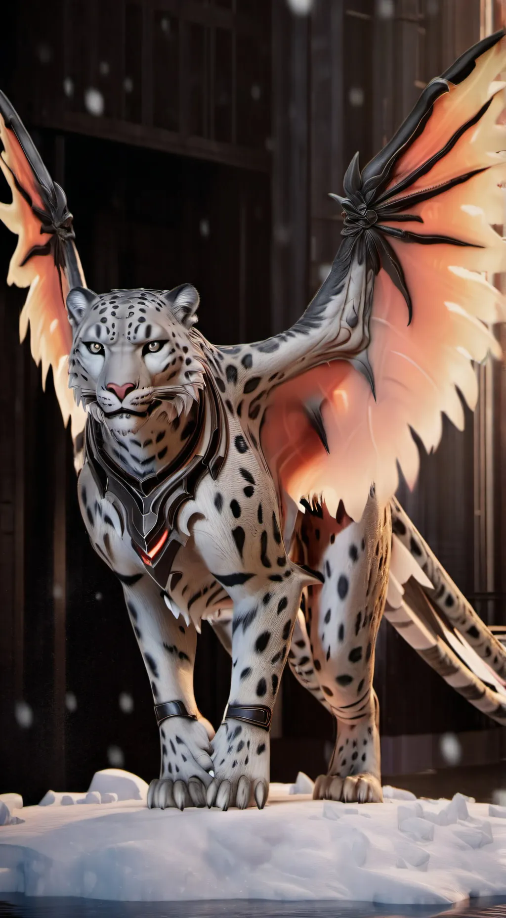 ai character: Fire Heart background