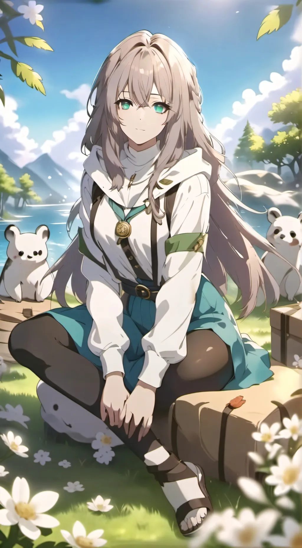 ai character: andrea background