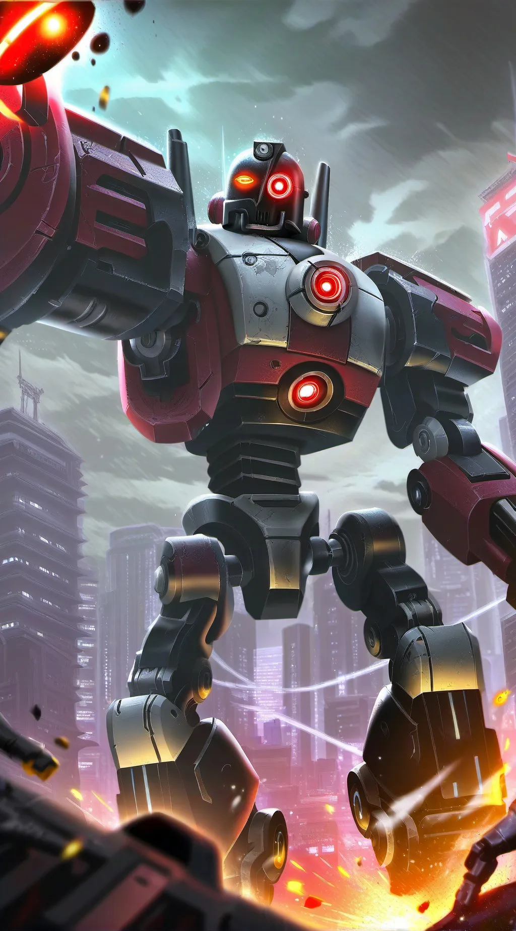 ai character: Titan Trio background