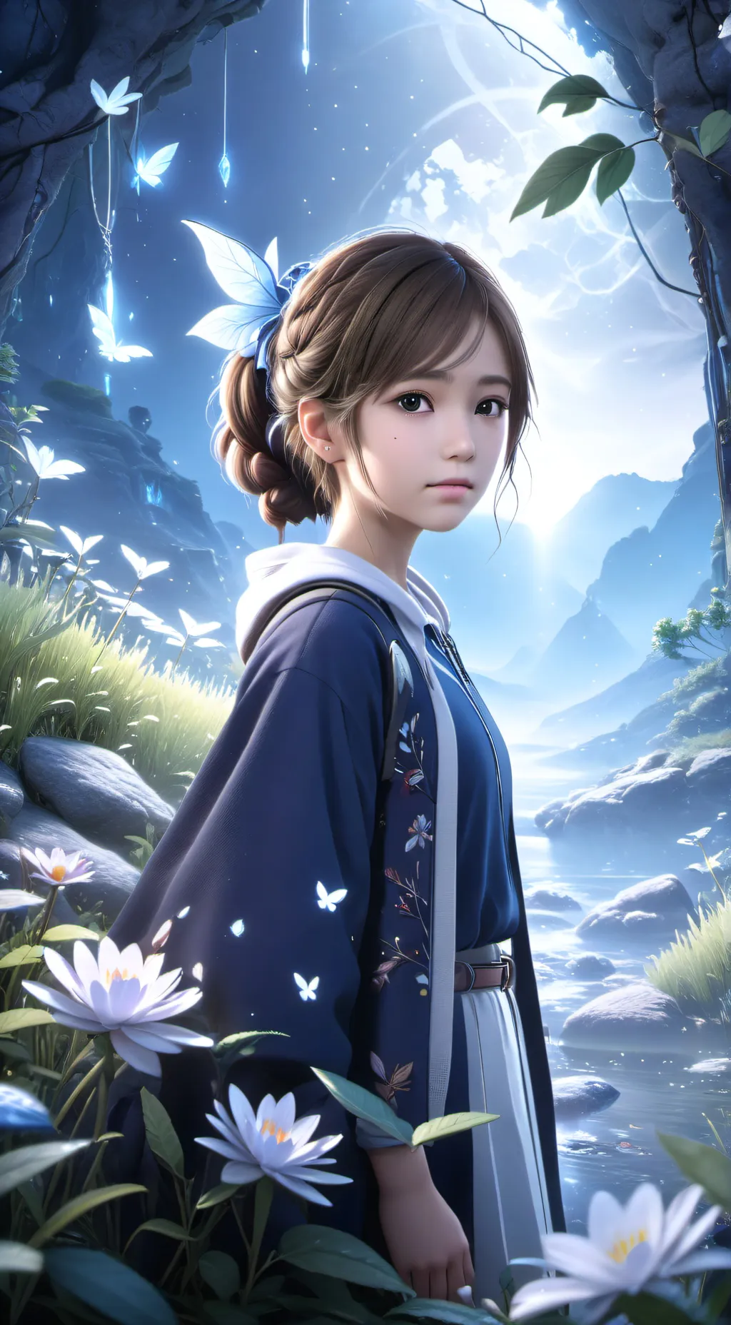 ai character: alora background