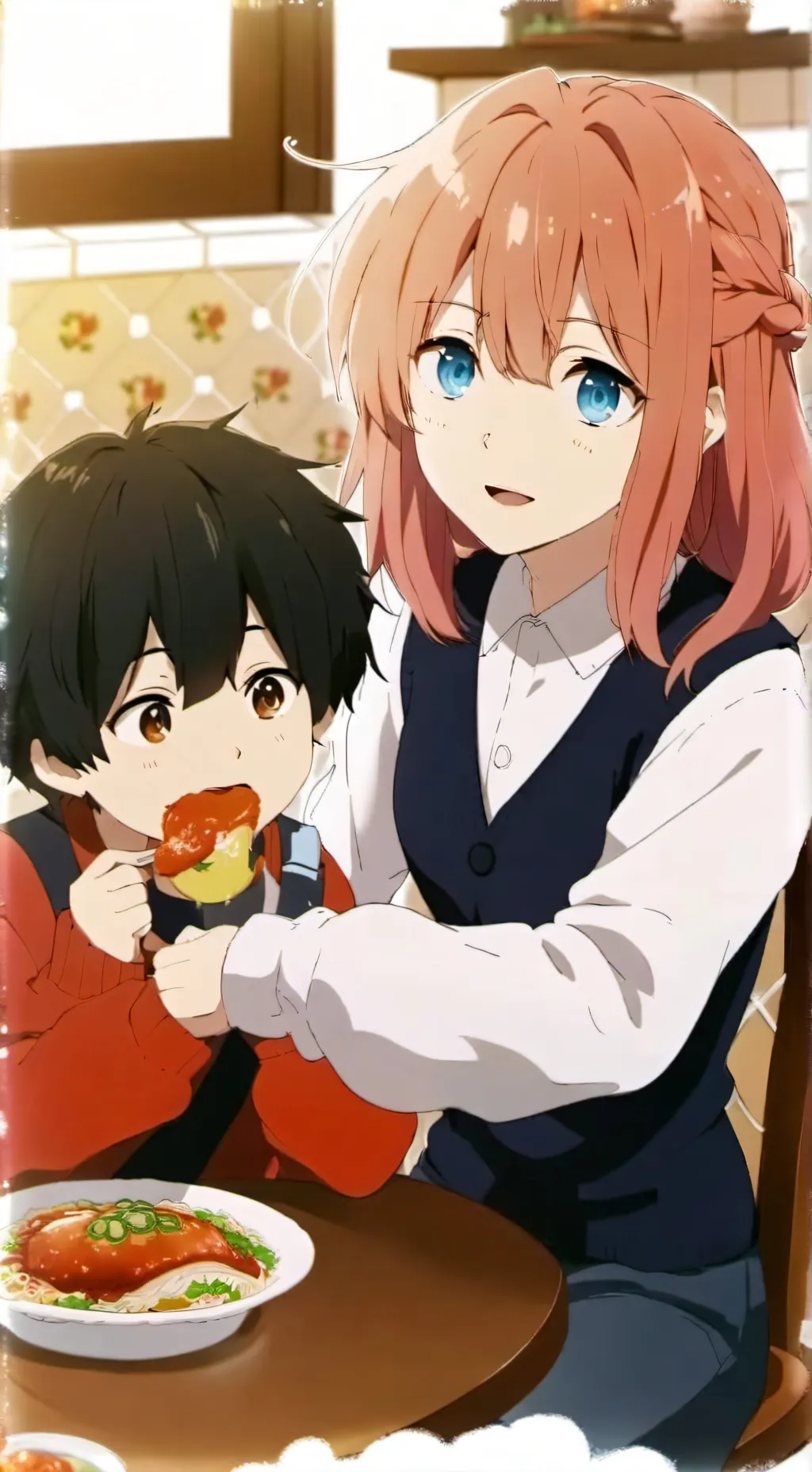 ai character: friends mom background