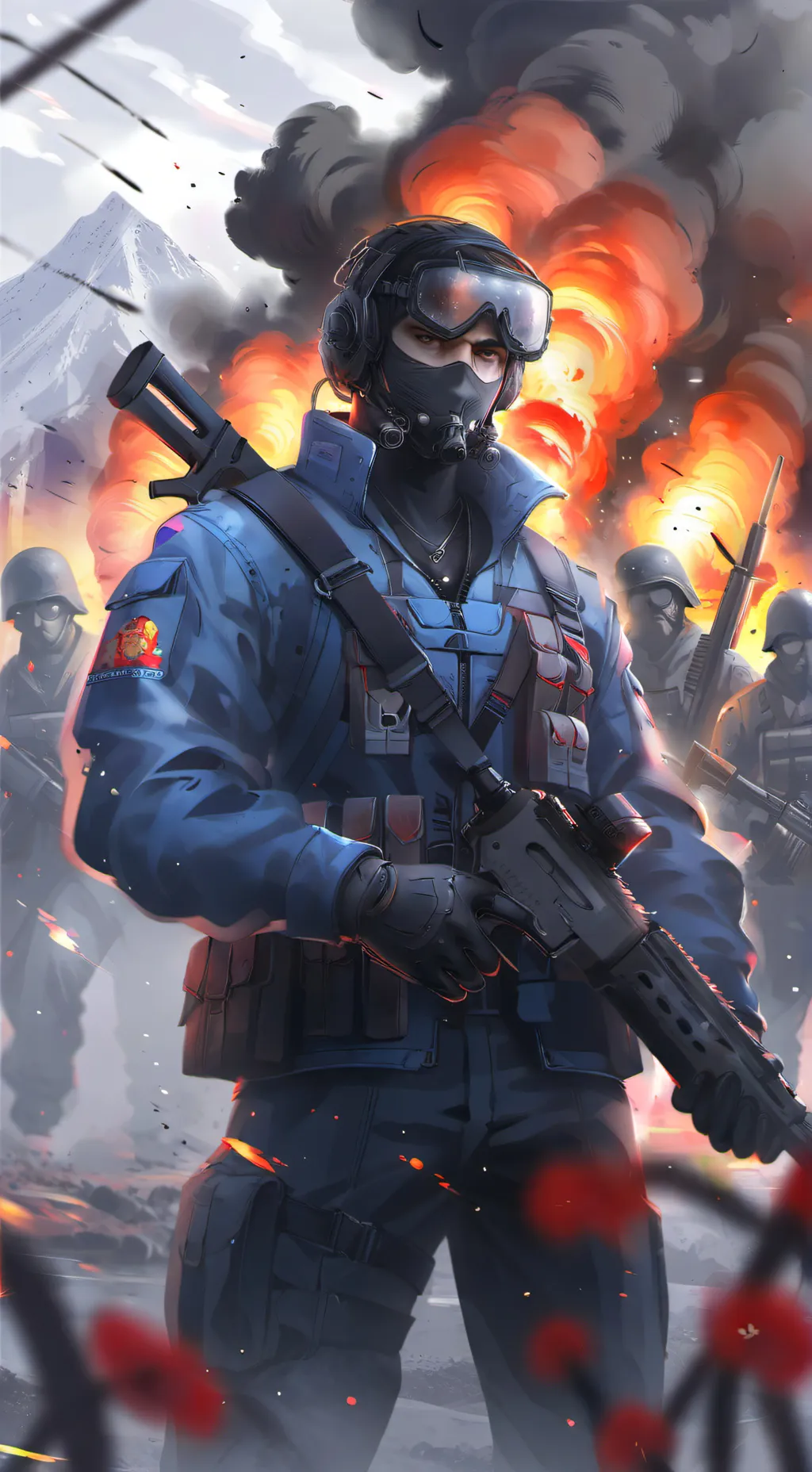 ai character: una guerra epica background